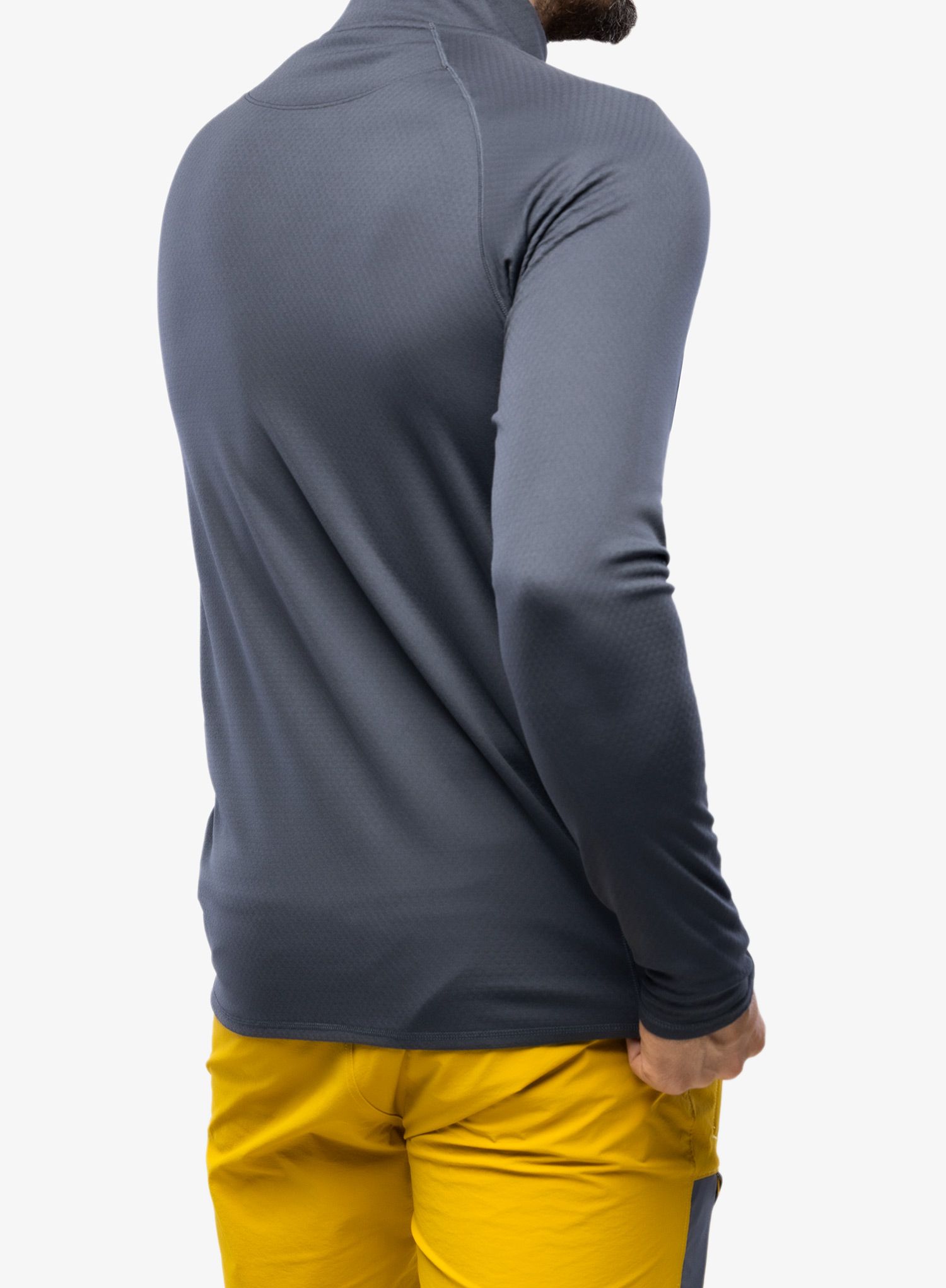 Funkční mikina Patagonia Capilene MW Zip-Neck - smolder blue