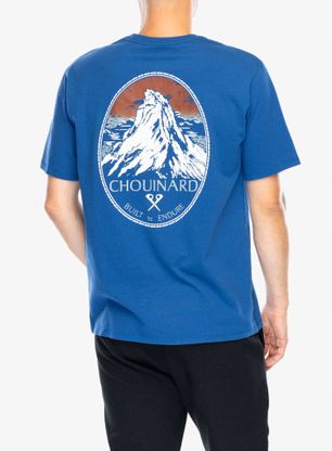Bavlněné tričko Patagonia Chouinard Crest Pocket Responsibili-Tee - endles blue