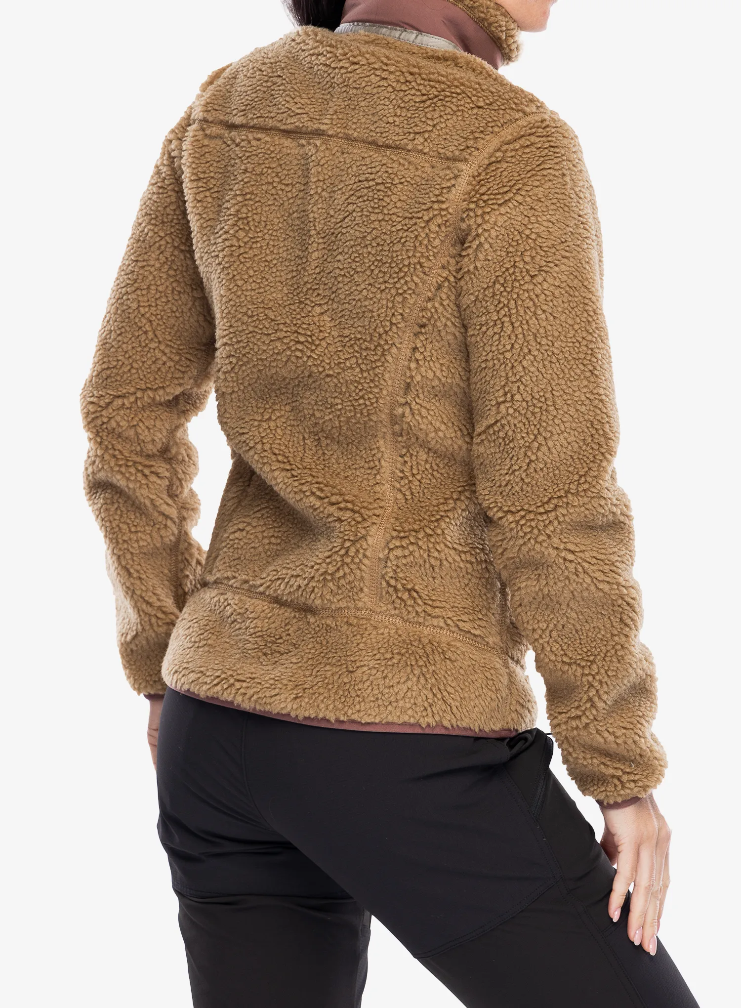 Fleecová mikina dámská Patagonia Classic Retro-X Jacket - nest brown/dulse mauve