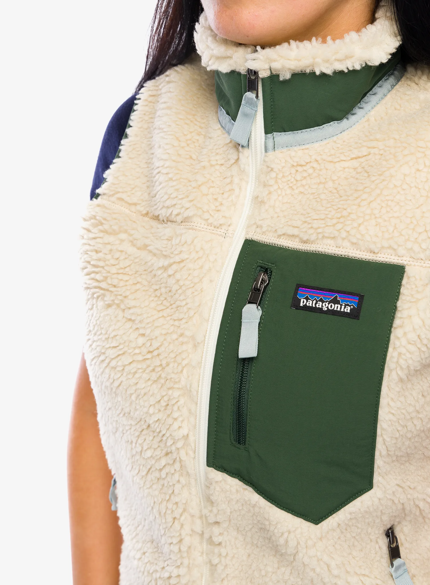 Vesta dámská Patagonia Classic Retro-X Vest - dark natural/torrey pine green
