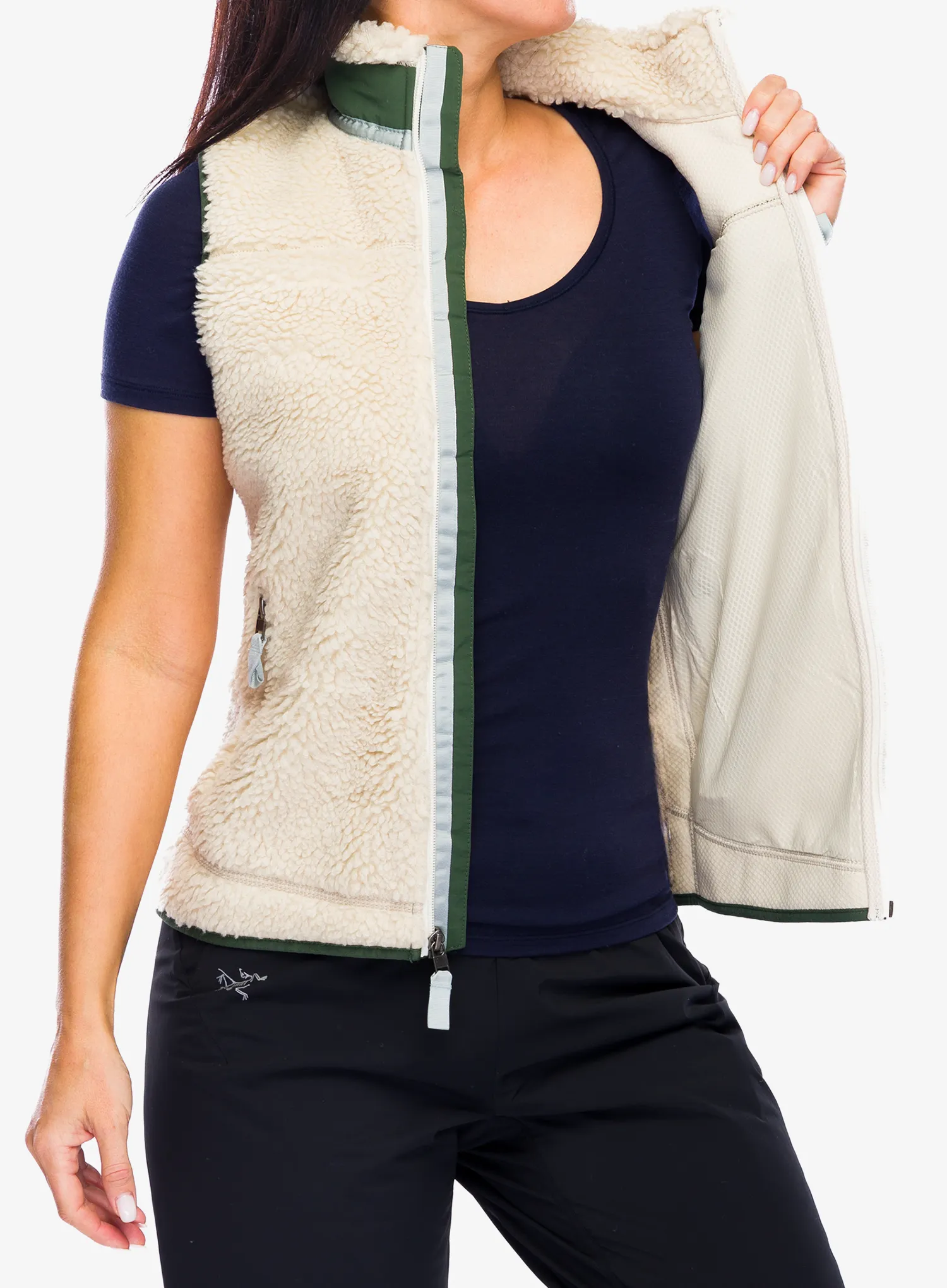 Vesta dámská Patagonia Classic Retro-X Vest - dark natural/torrey pine green