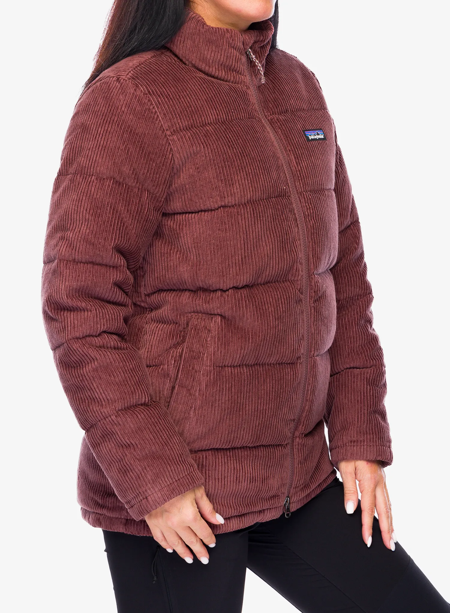 Dámská péřová bunda Patagonia Cord Fjord Coat - dulse mauve