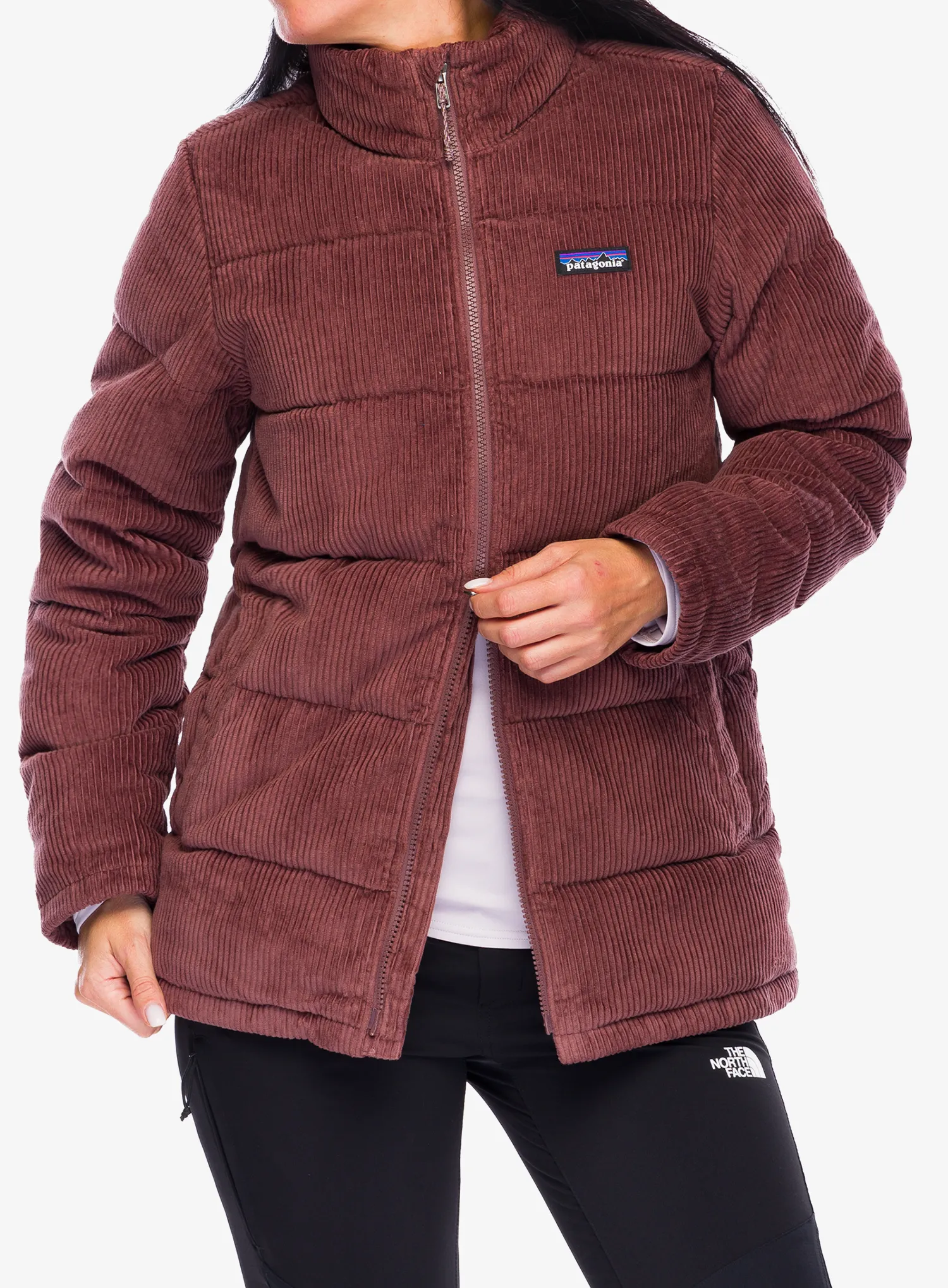 Dámská péřová bunda Patagonia Cord Fjord Coat - dulse mauve