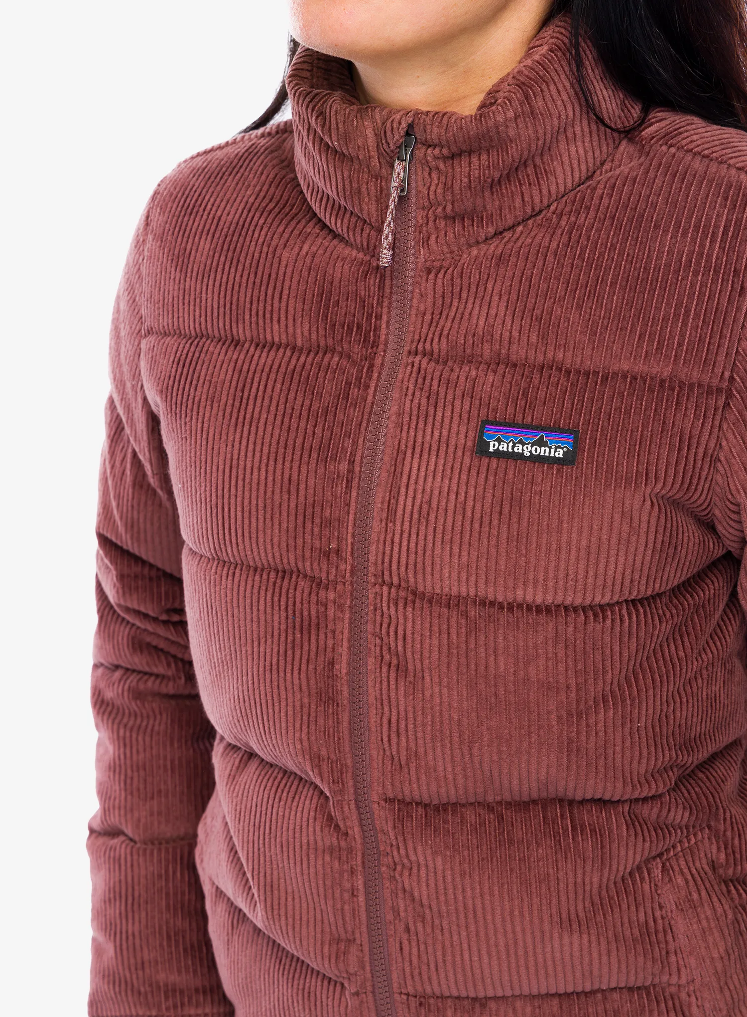 Dámská péřová bunda Patagonia Cord Fjord Coat - dulse mauve