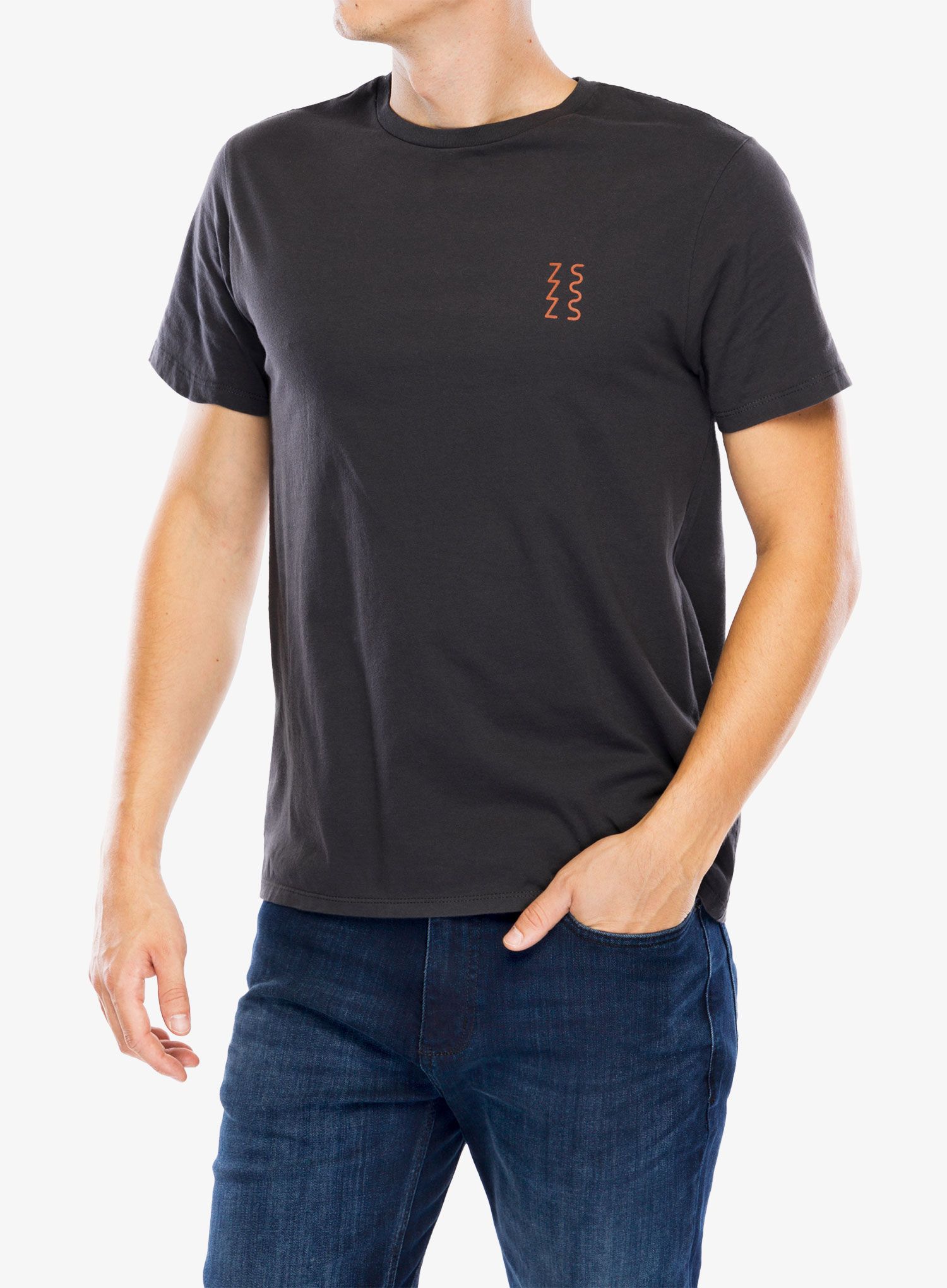 Tričko s potiskem Patagonia Dawn Tracks Organic T-Shirt - ink black