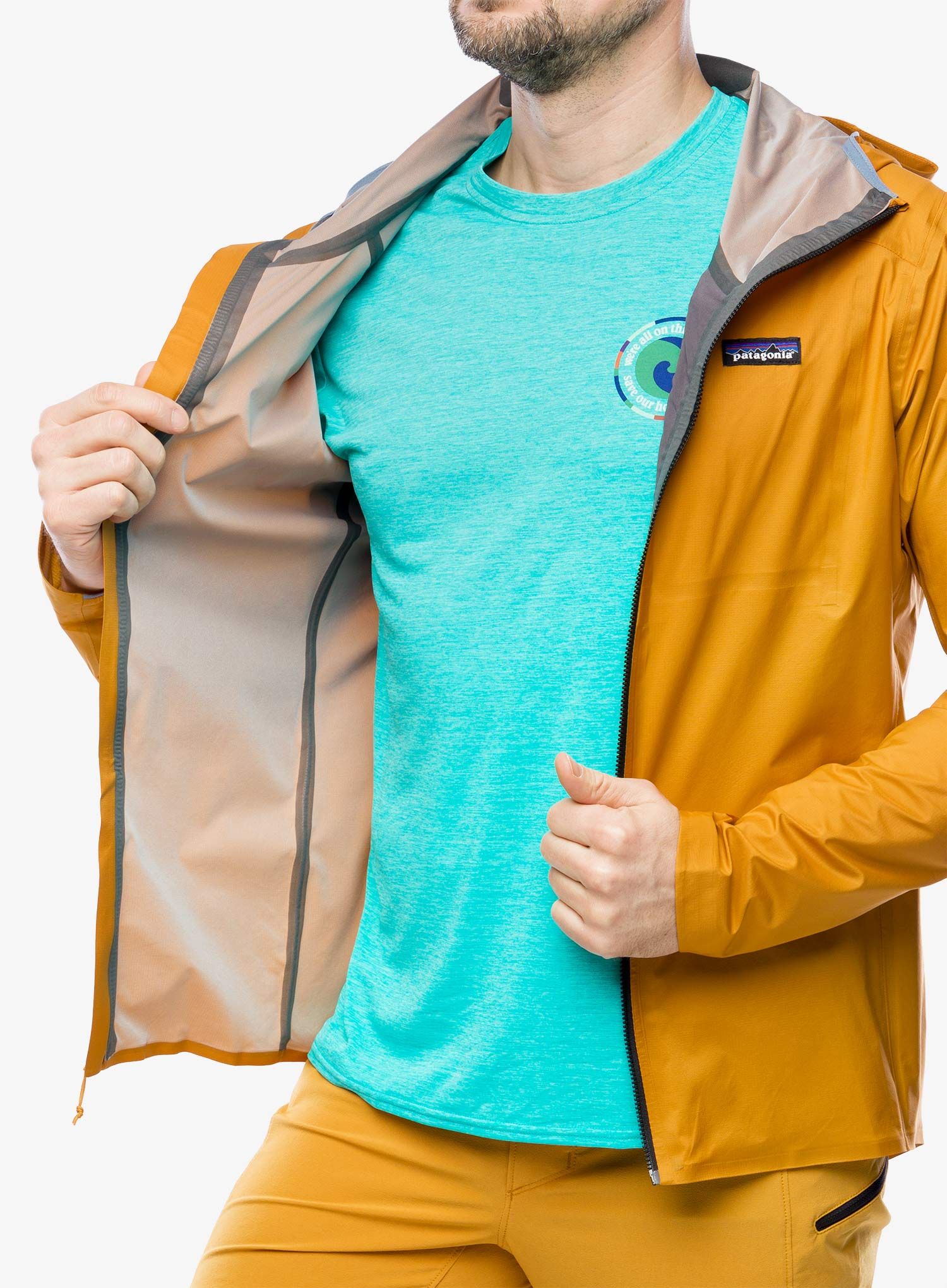 Bunda na kolo Patagonia Dirt Roamer Jacket - golden caramel