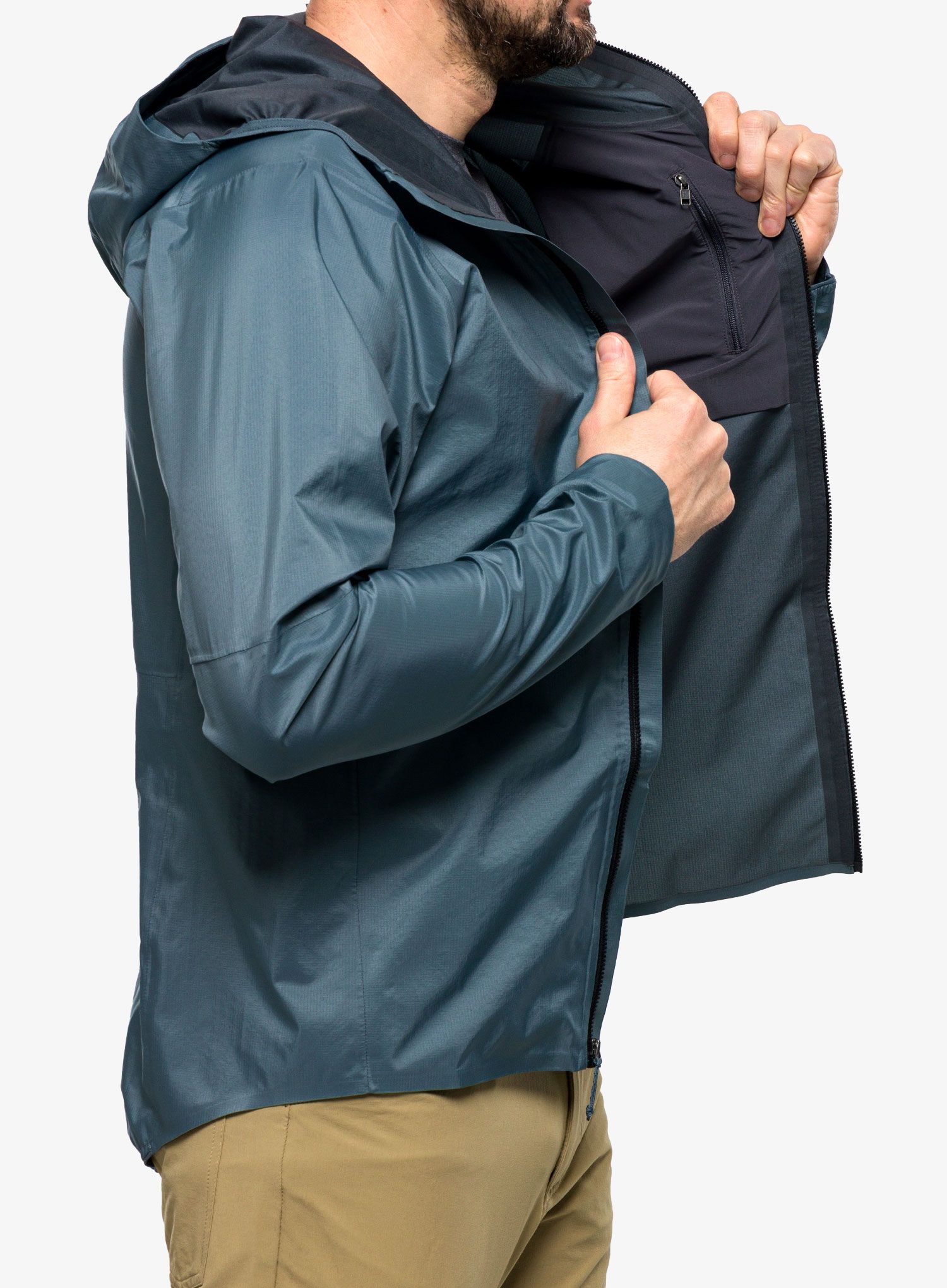 Bunda na kolo pánská Patagonia Dirt Roamer Jacket - plume grey