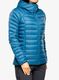 Dámská péřová bunda Patagonia Down Sweater Hoody - lagom blue