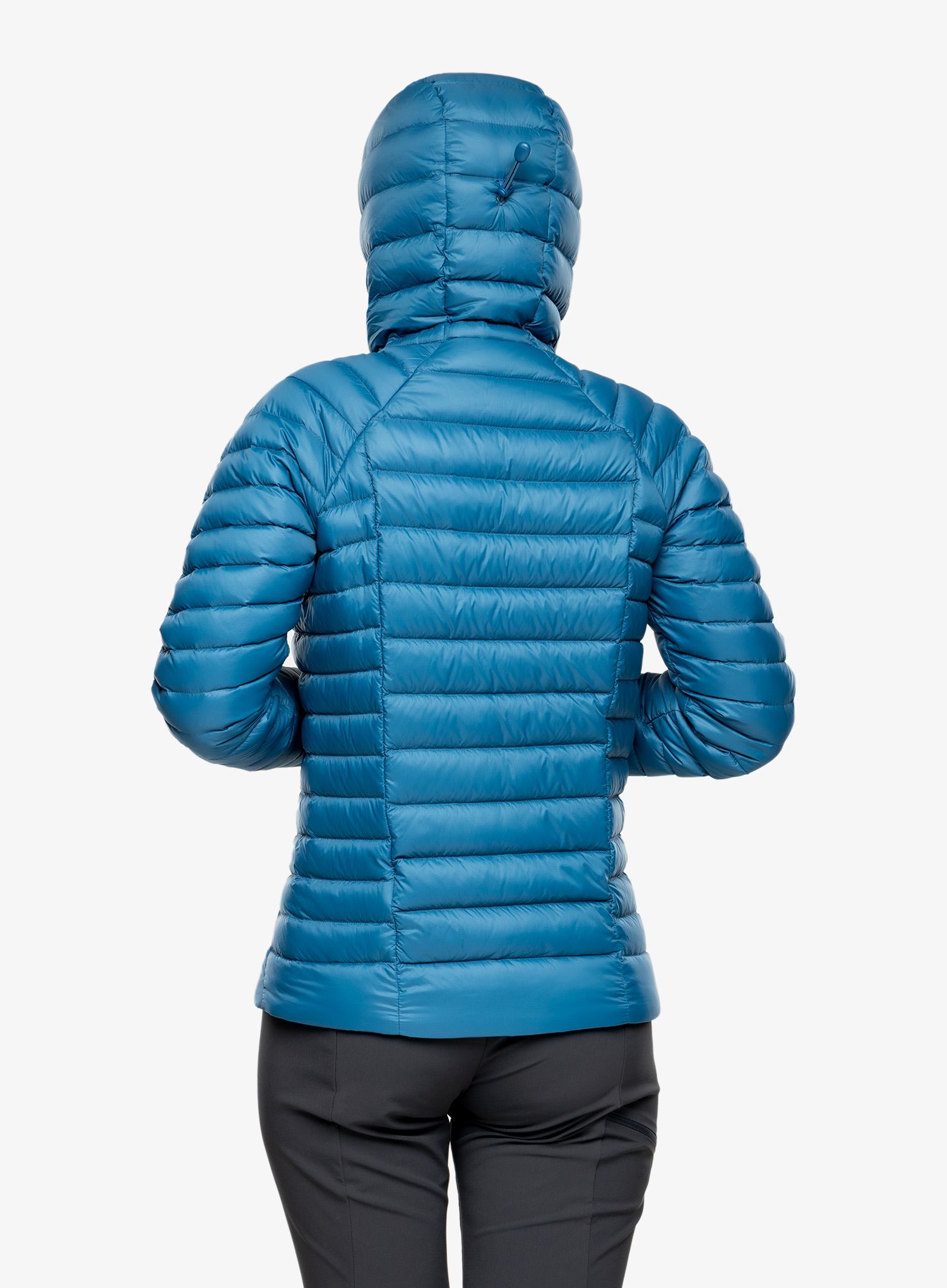 Dámská péřová bunda Patagonia Down Sweater Hoody - lagom blue