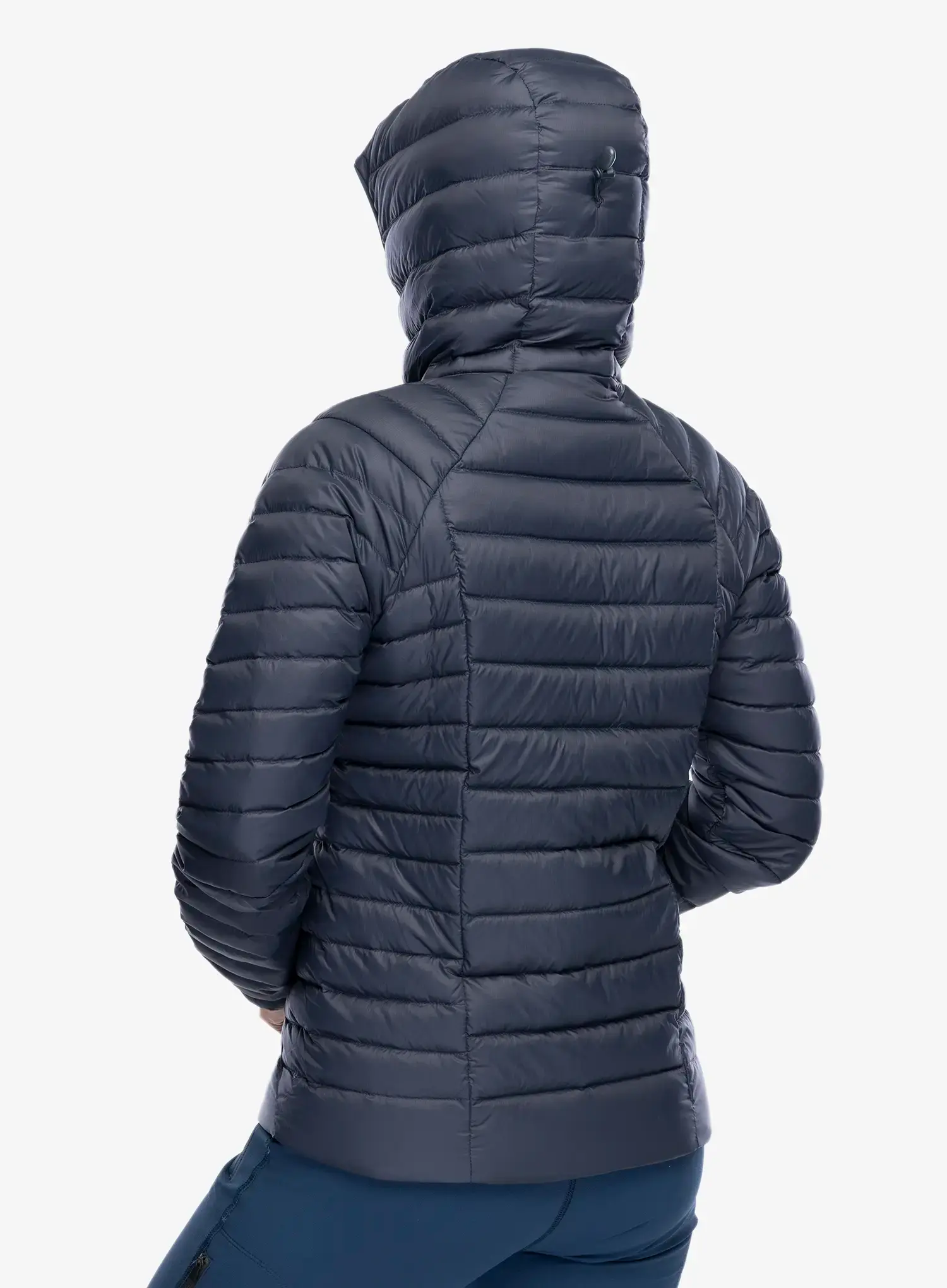 Dámská péřová bunda Patagonia Down Sweater Hoody - smolder blue