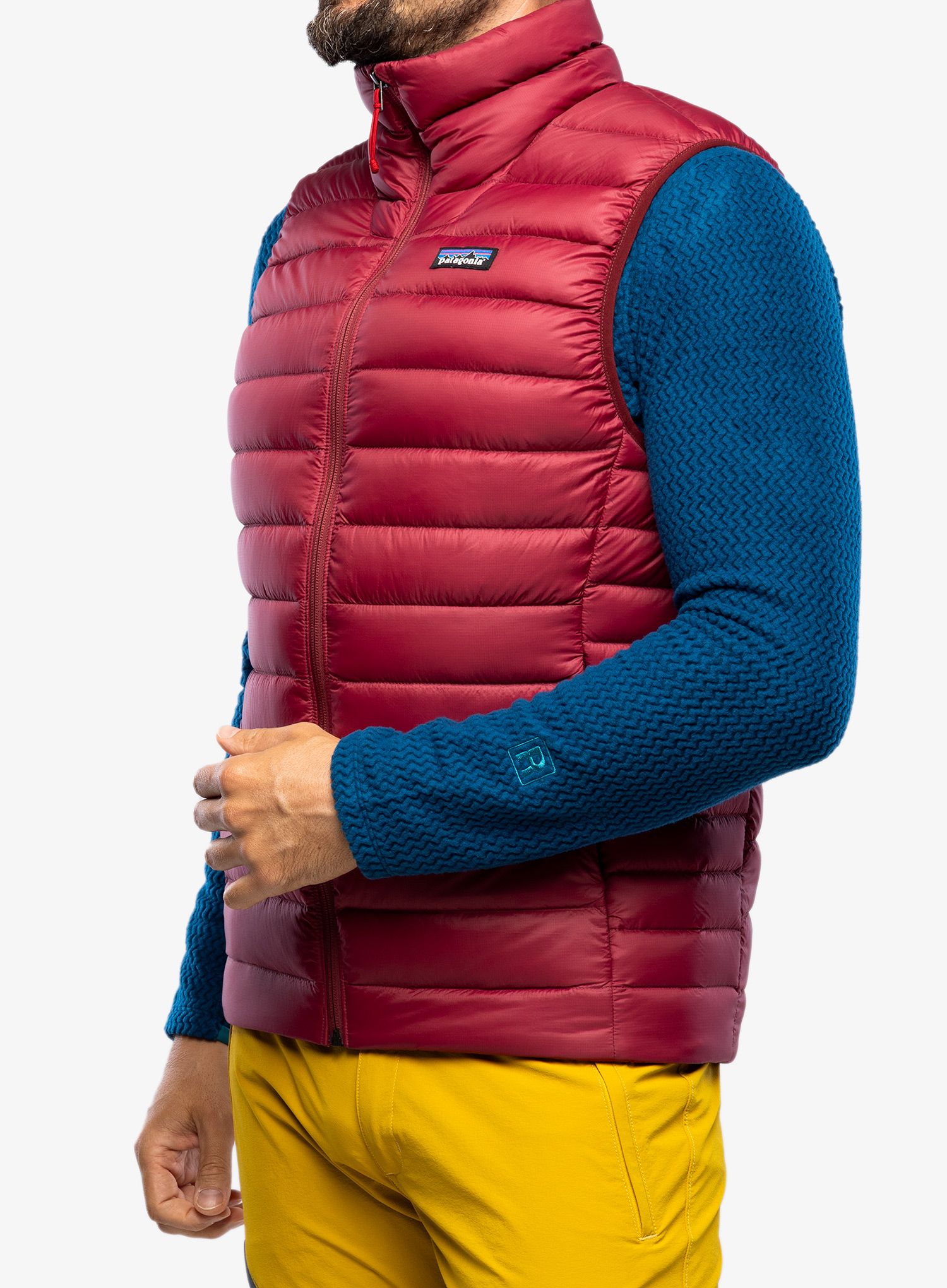 Pánská vesta Patagonia Down Sweater Vest - carmine red