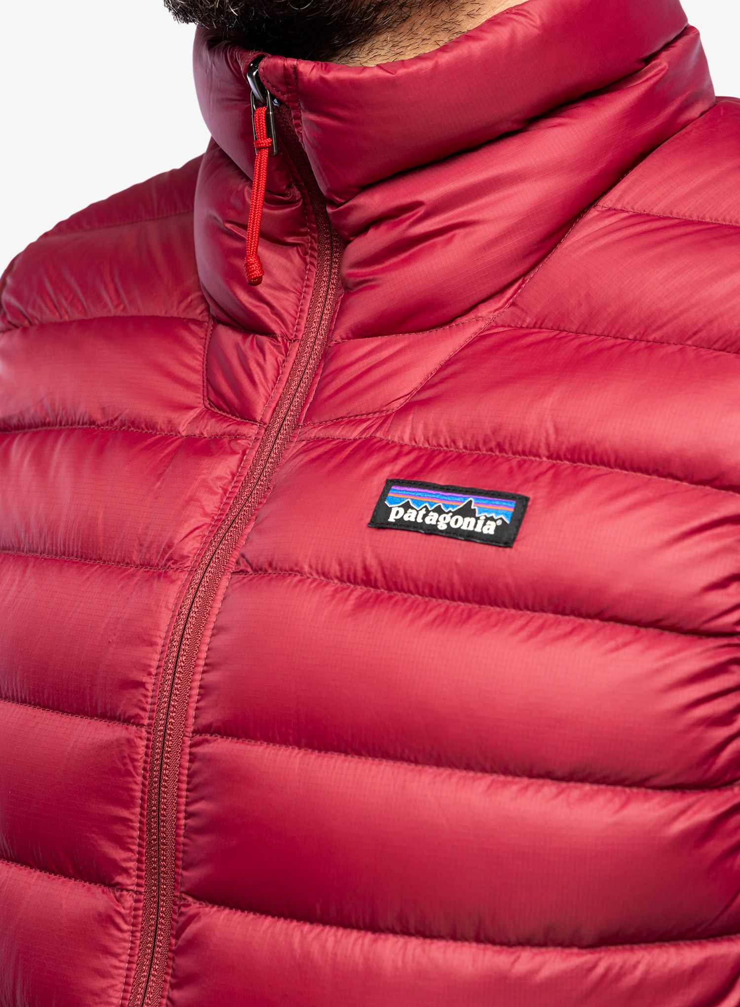 Pánská vesta Patagonia Down Sweater Vest - carmine red