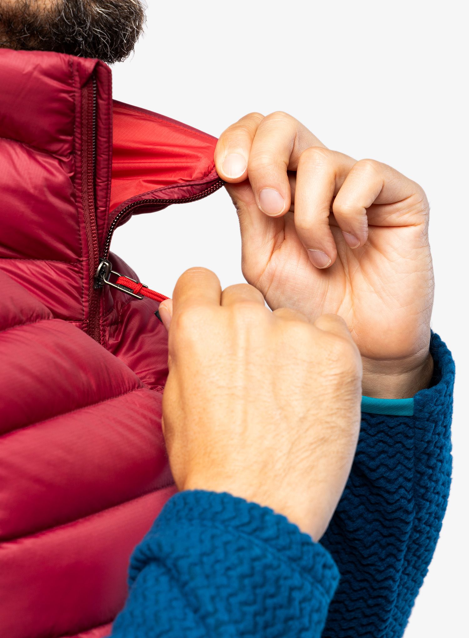 Pánská vesta Patagonia Down Sweater Vest - carmine red