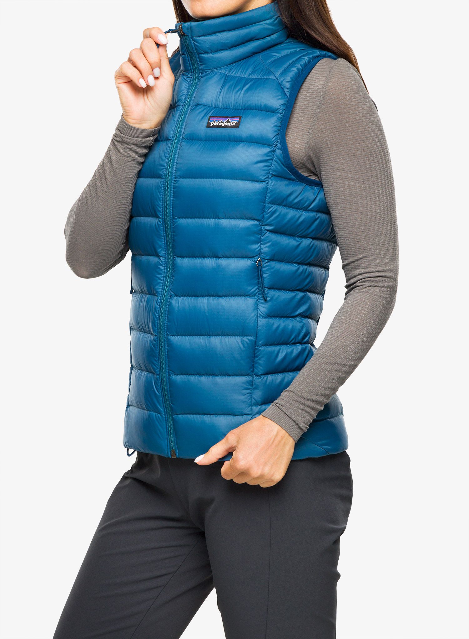 Vesta dámská Patagonia Down Sweater Vest - lagom blue