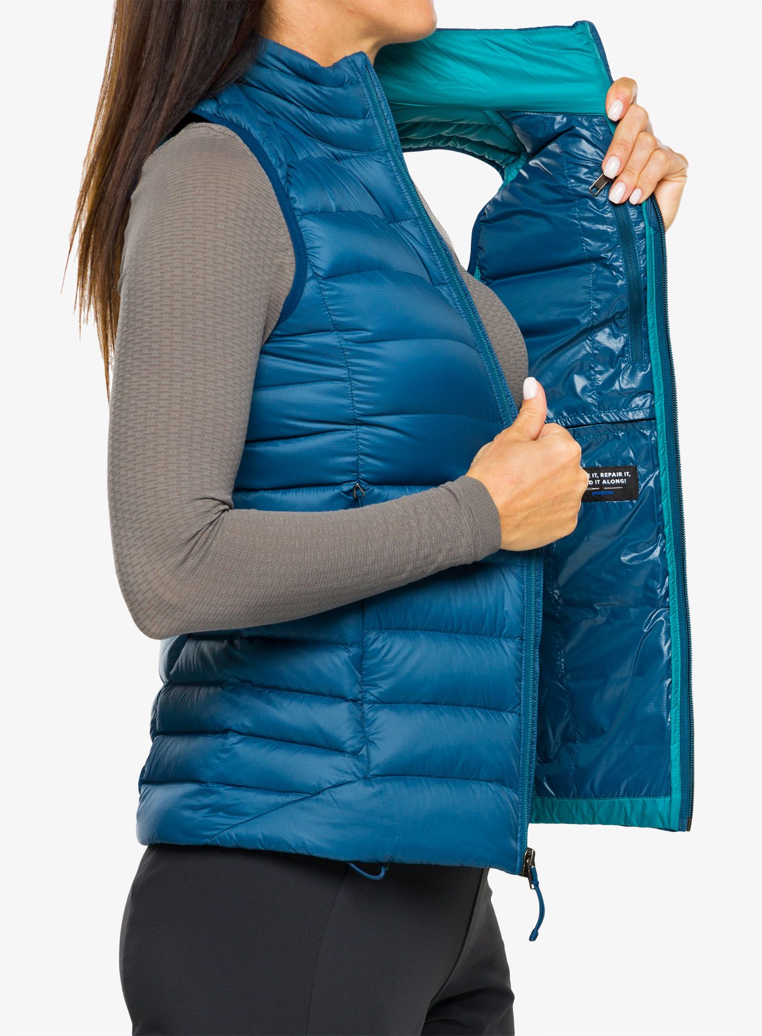 Vesta dámská Patagonia Down Sweater Vest - lagom blue