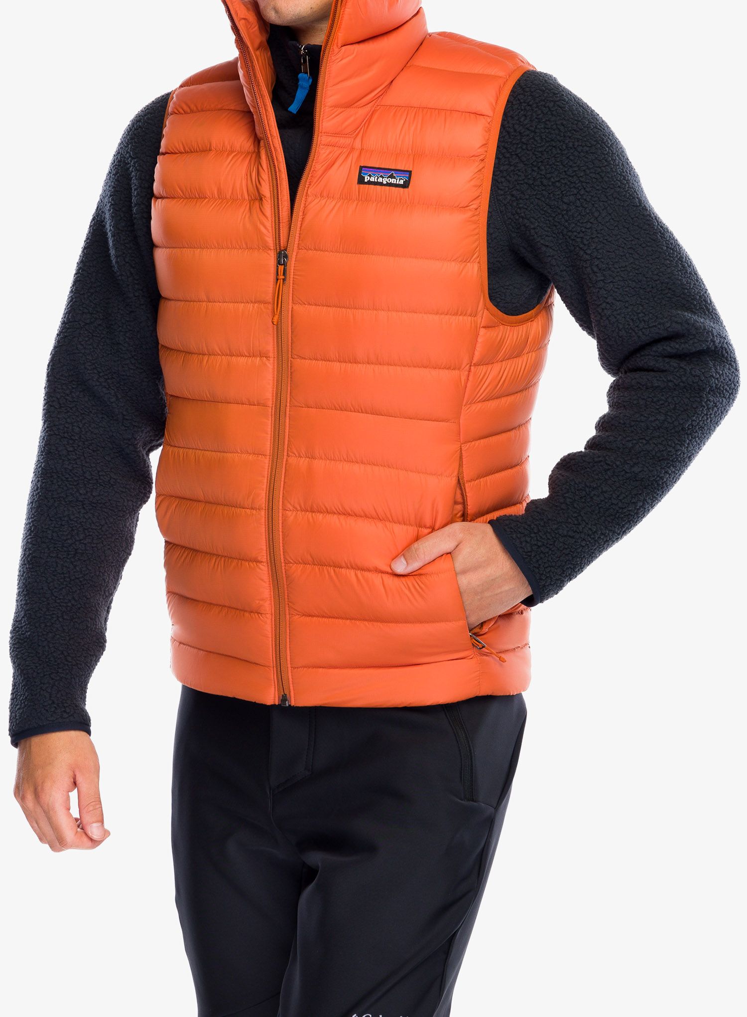 Péřová vesta Patagonia Down Sweater Vest - redtail rust