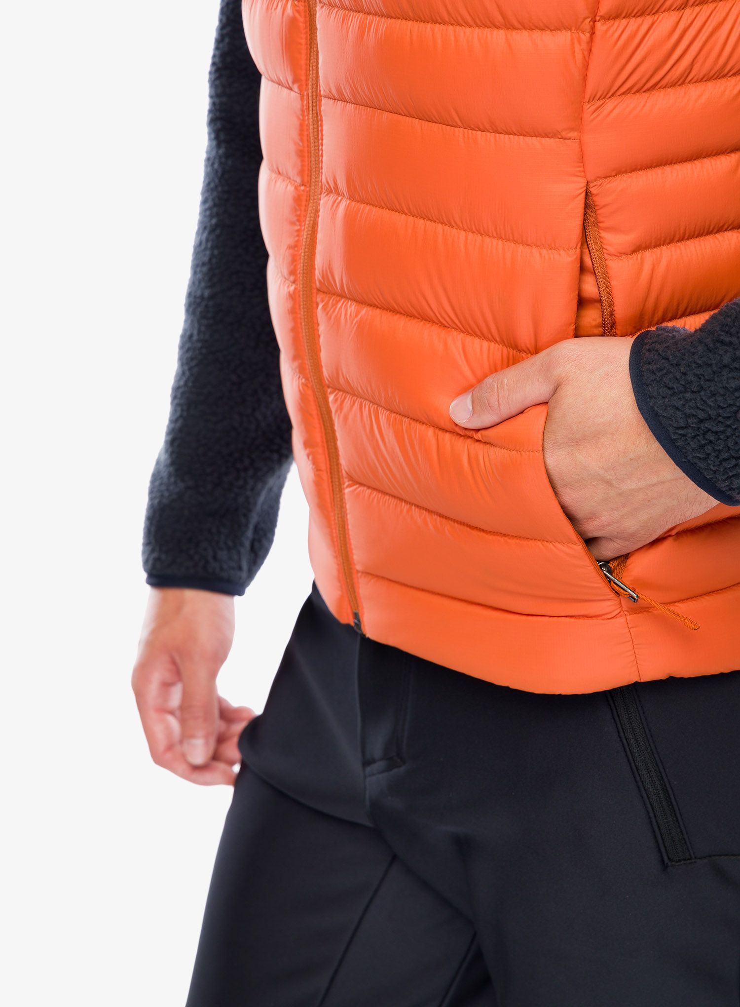 Péřová vesta Patagonia Down Sweater Vest - redtail rust