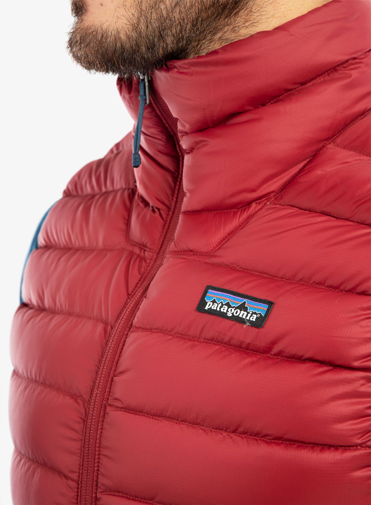 Vesta Patagonia Down Sweater Vest - wax red