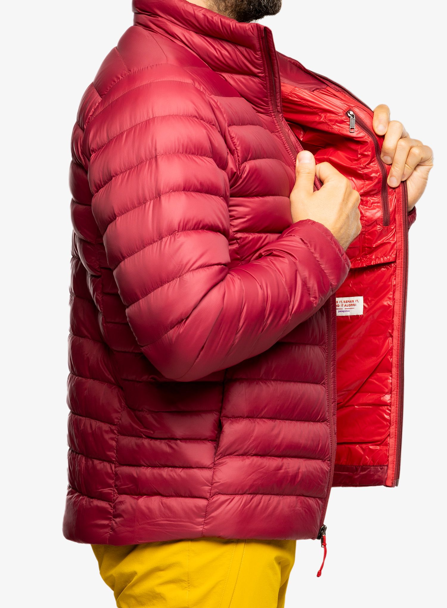 Pánská bunda Patagonia Down Sweater - carmine red