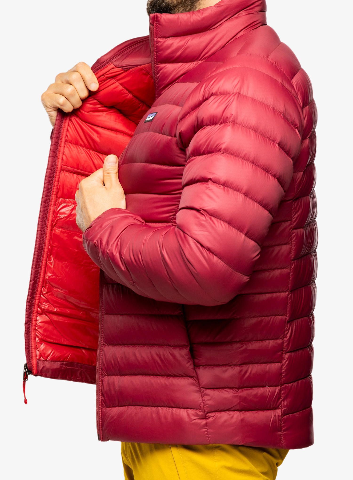 Pánská bunda Patagonia Down Sweater - carmine red