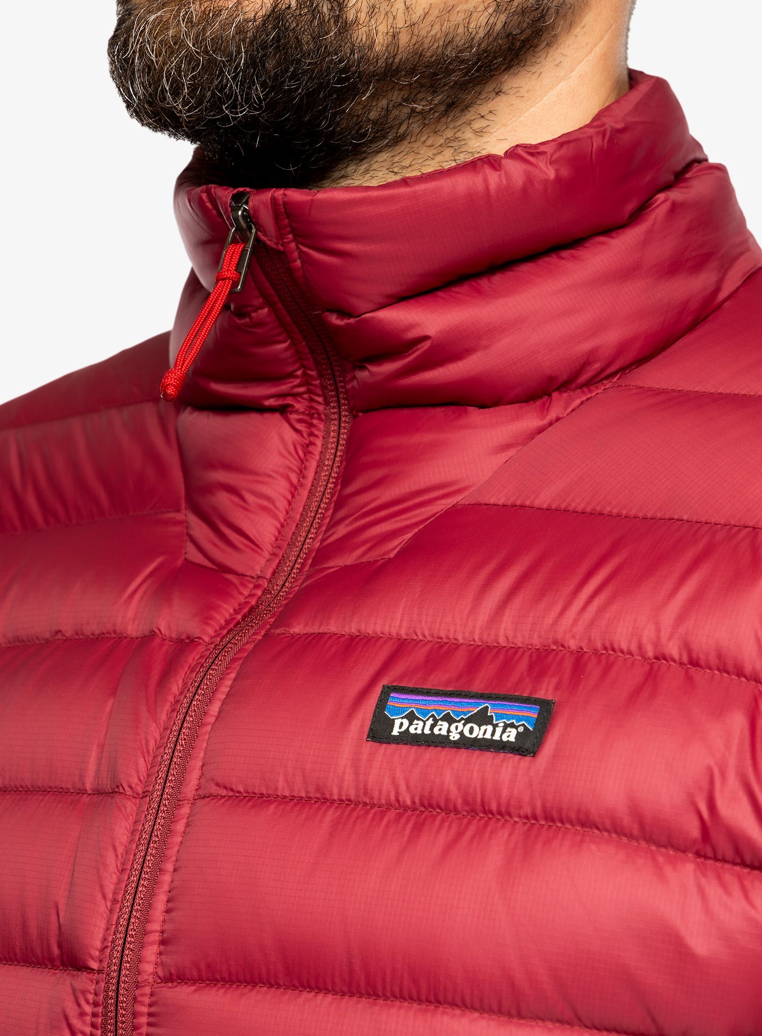 Pánská bunda Patagonia Down Sweater - carmine red