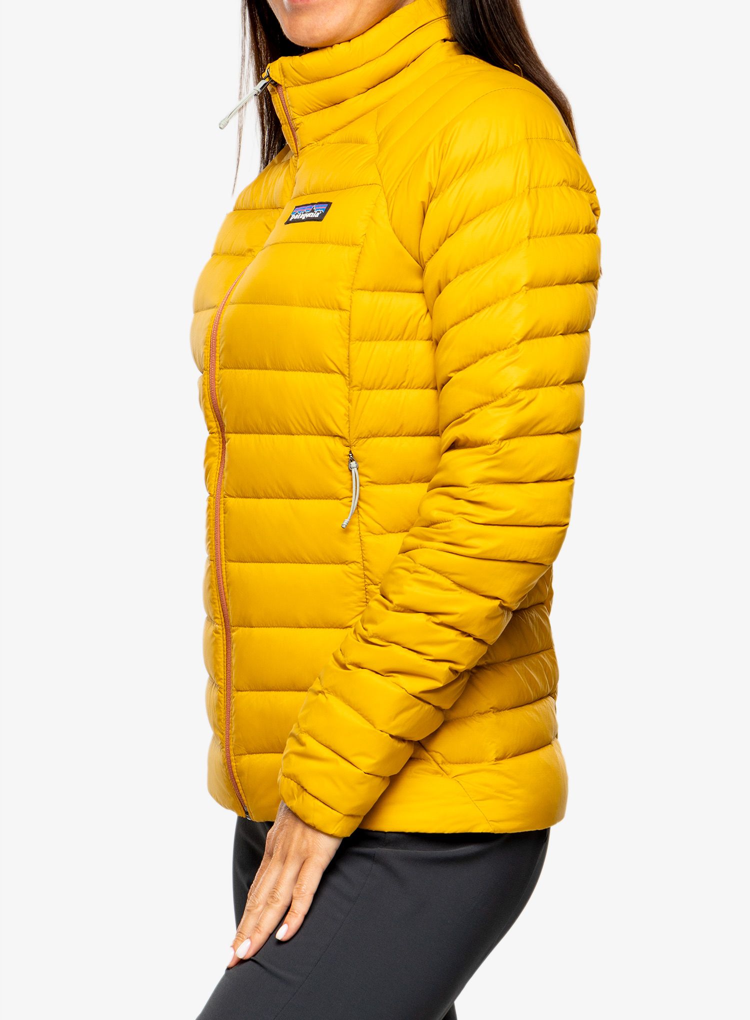 Dámská péřová bunda Patagonia Down Sweater - cosmic gold