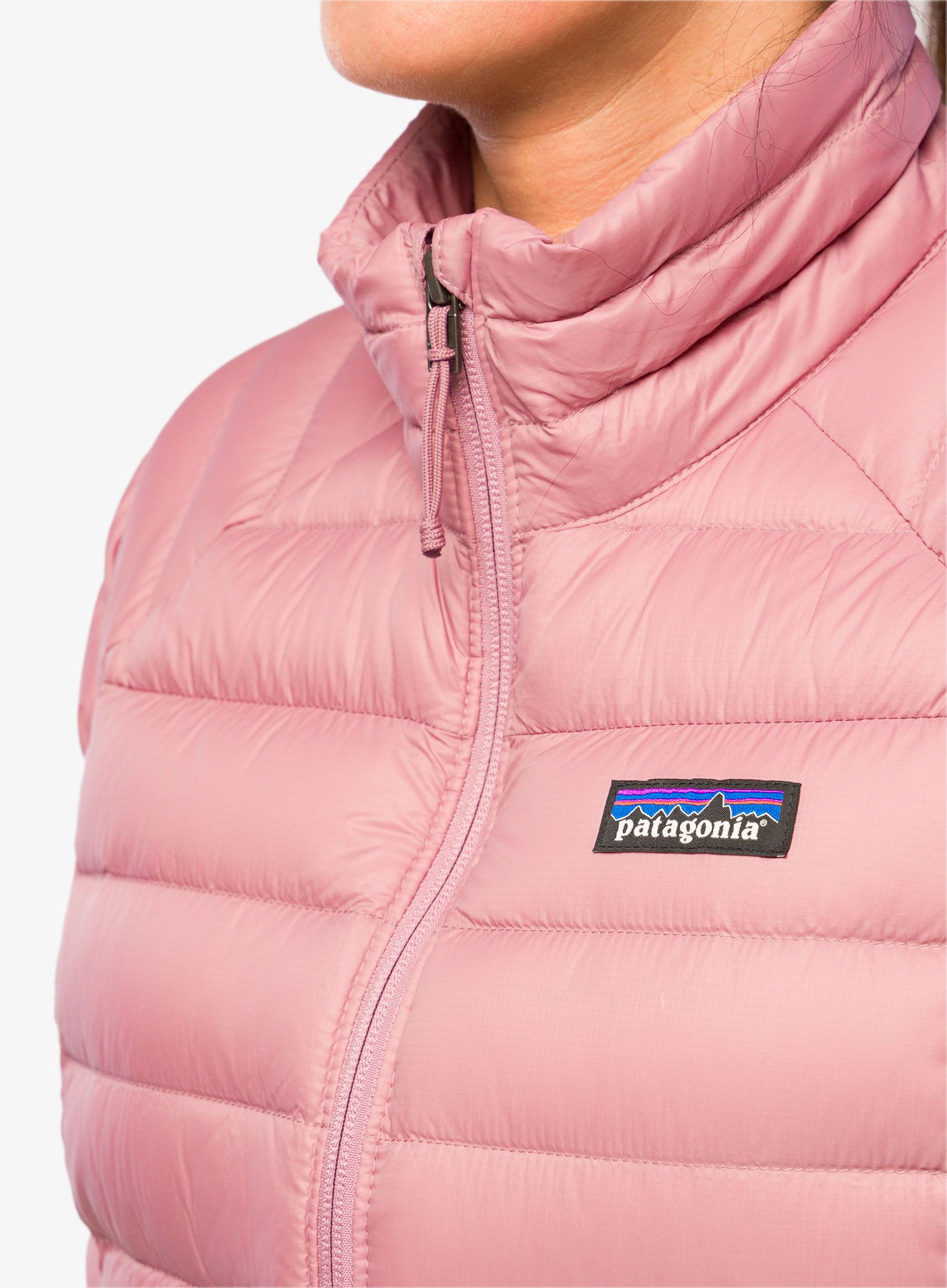 Dámská péřová bunda Patagonia Down Sweater - evening mauve