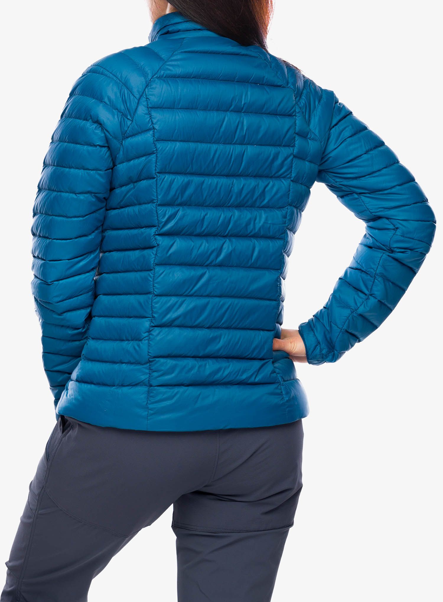 Dámská péřová bunda Patagonia Down Sweater - lagom blue
