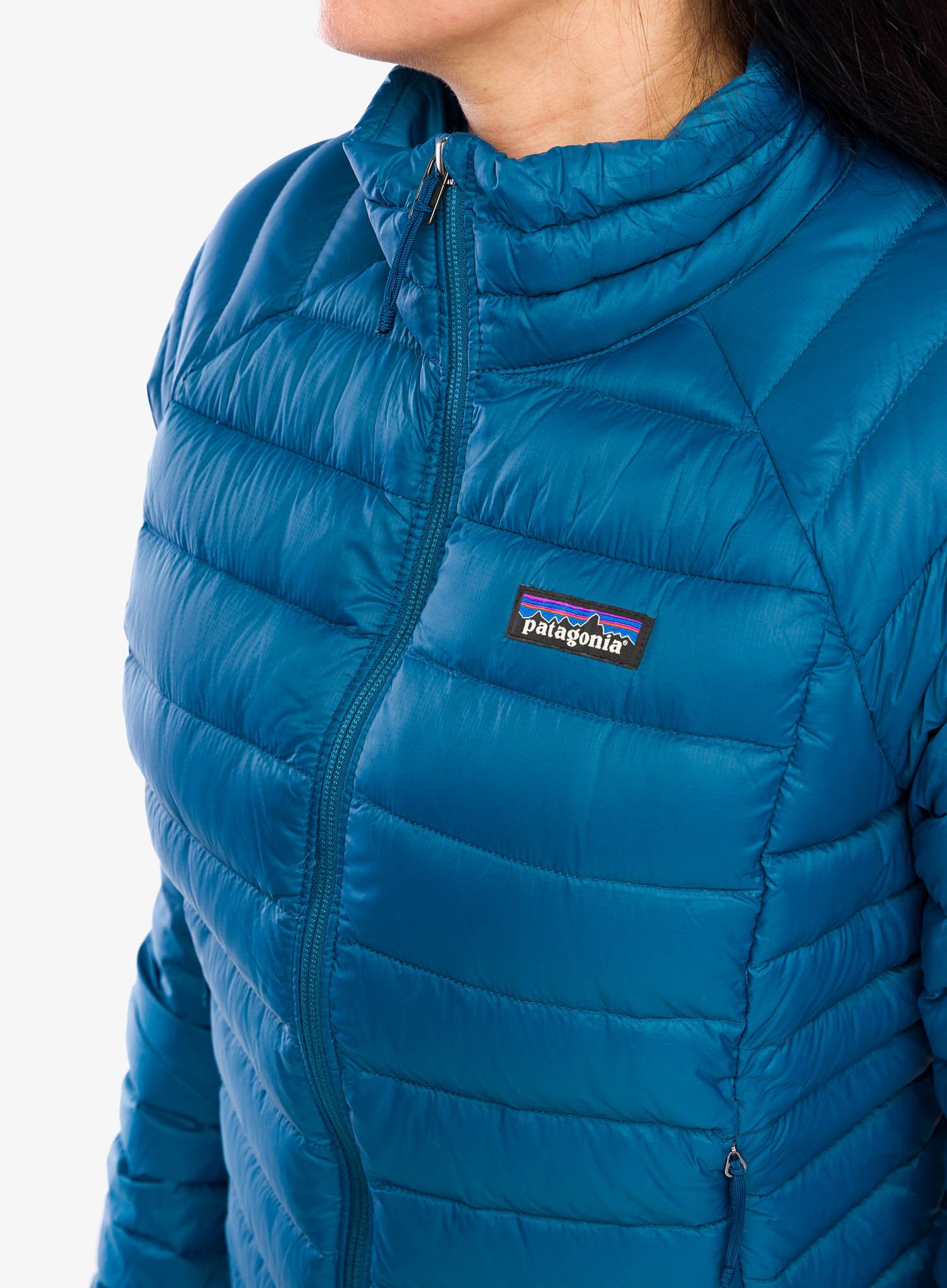 Dámská péřová bunda Patagonia Down Sweater - lagom blue