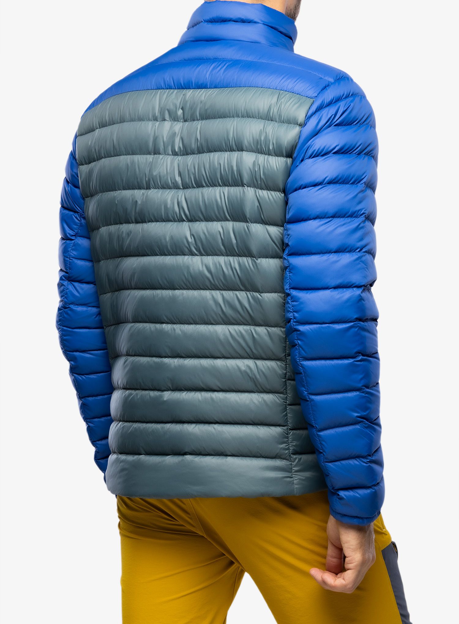 Péřová bunda pánská Patagonia Down Sweater - passage blue