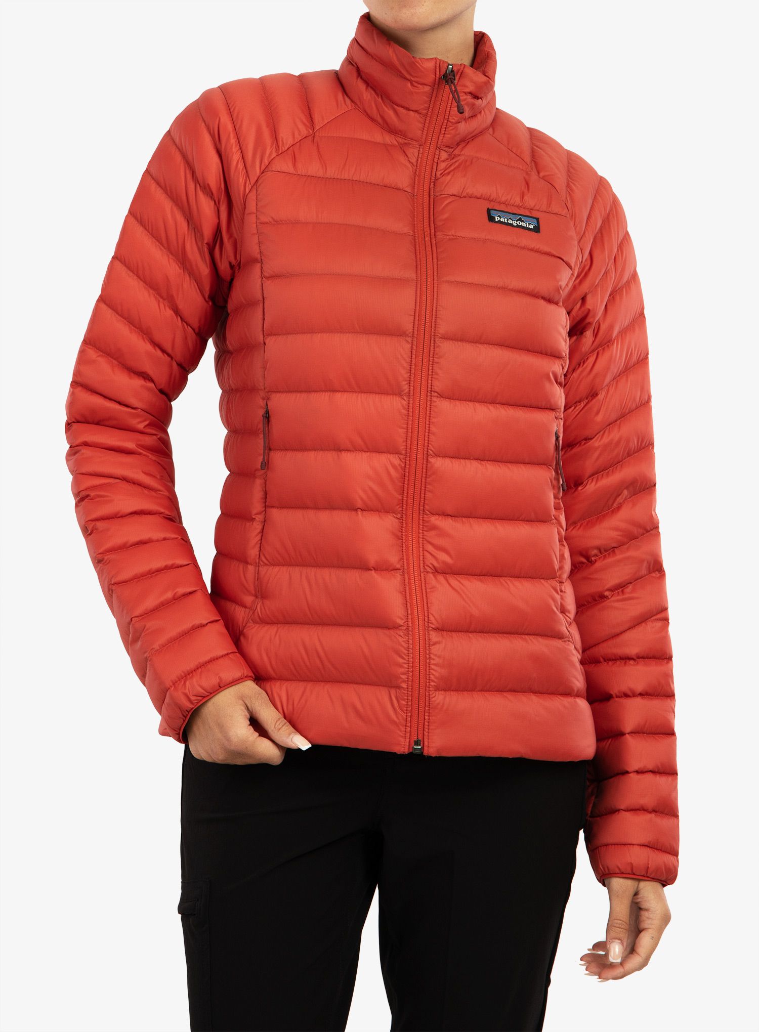 Dámská péřová bunda Patagonia Down Sweater - sumac red