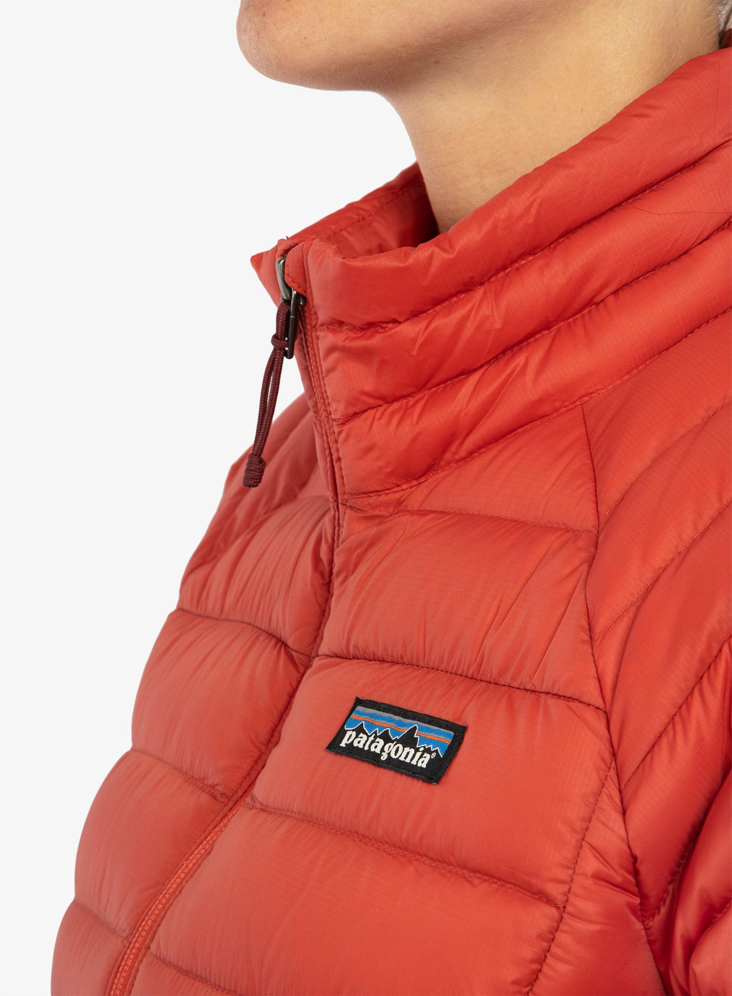 Dámská péřová bunda Patagonia Down Sweater - sumac red