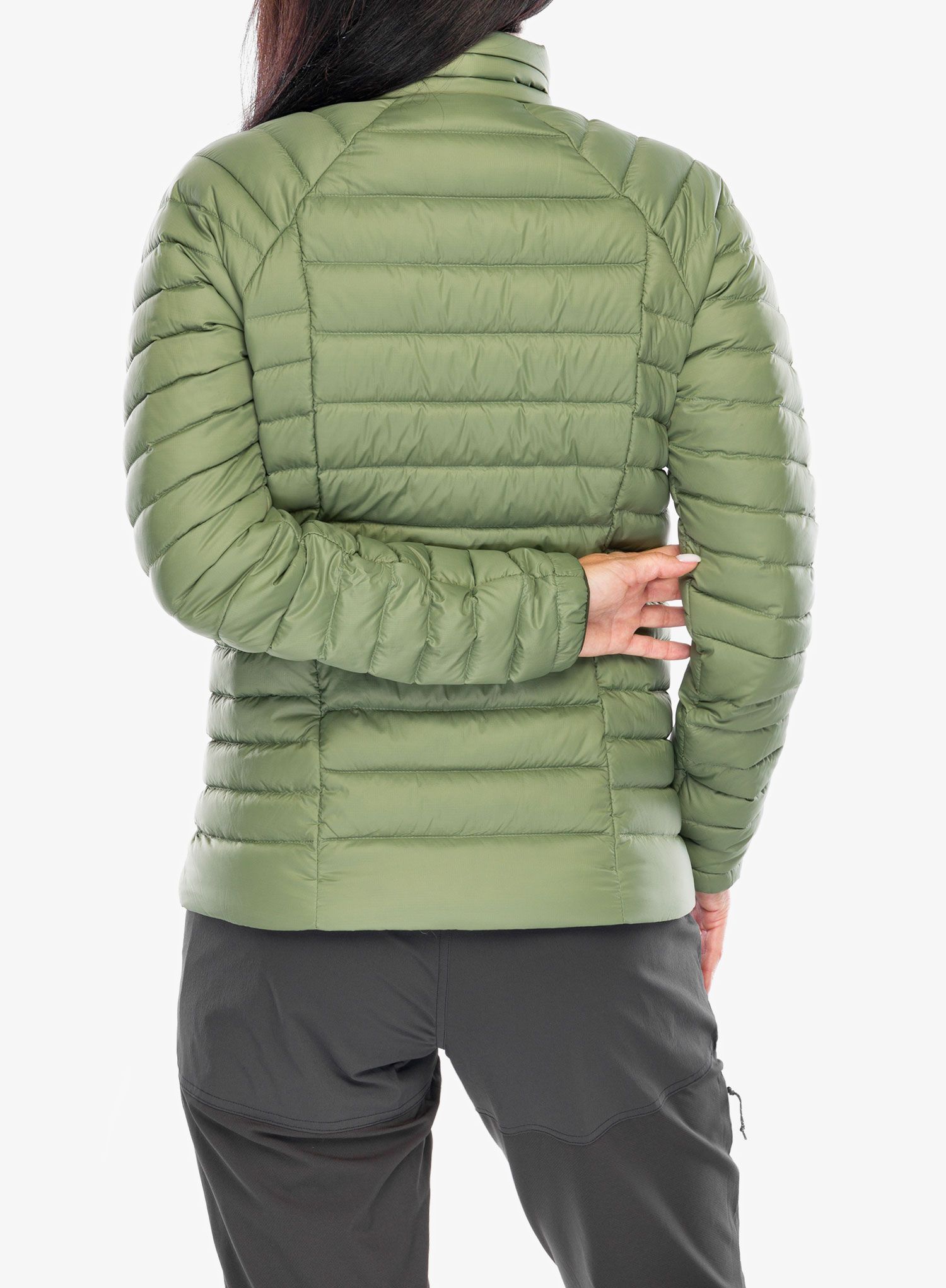 Péřová bunda Patagonia Down Sweater - terrain green