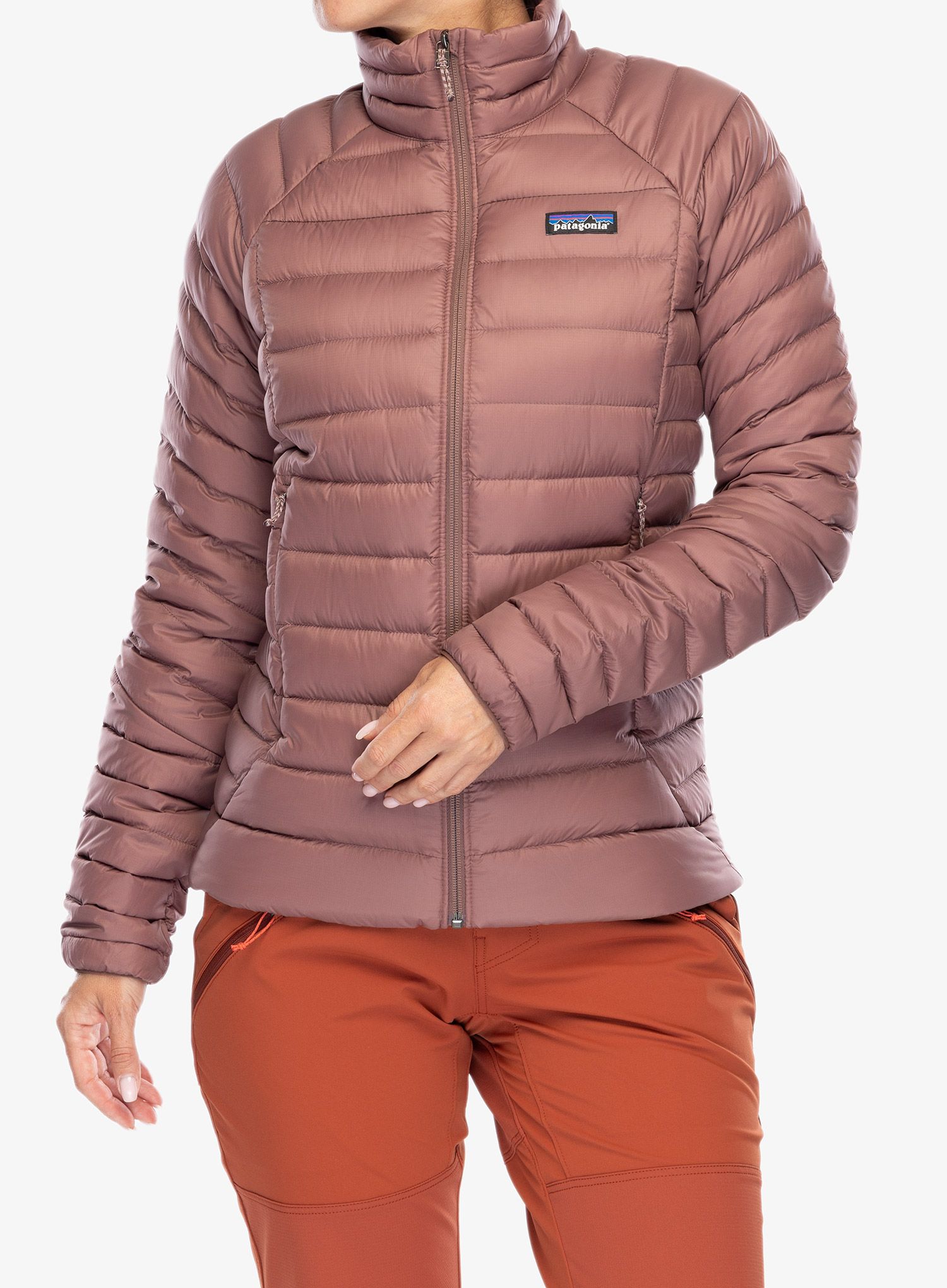 Dámská péřová bunda Patagonia Down Sweater - dulse mauve