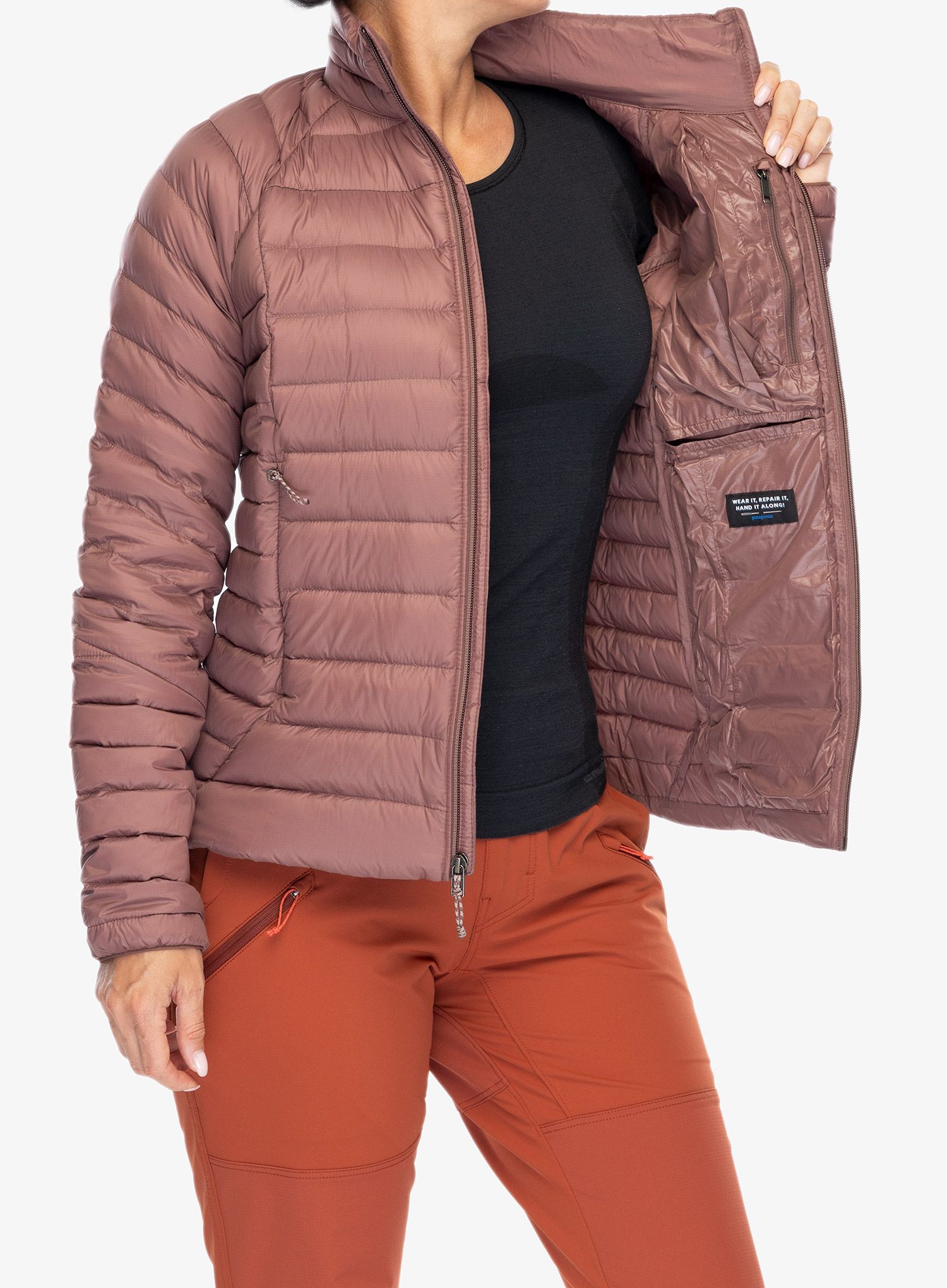 Dámská péřová bunda Patagonia Down Sweater - dulse mauve