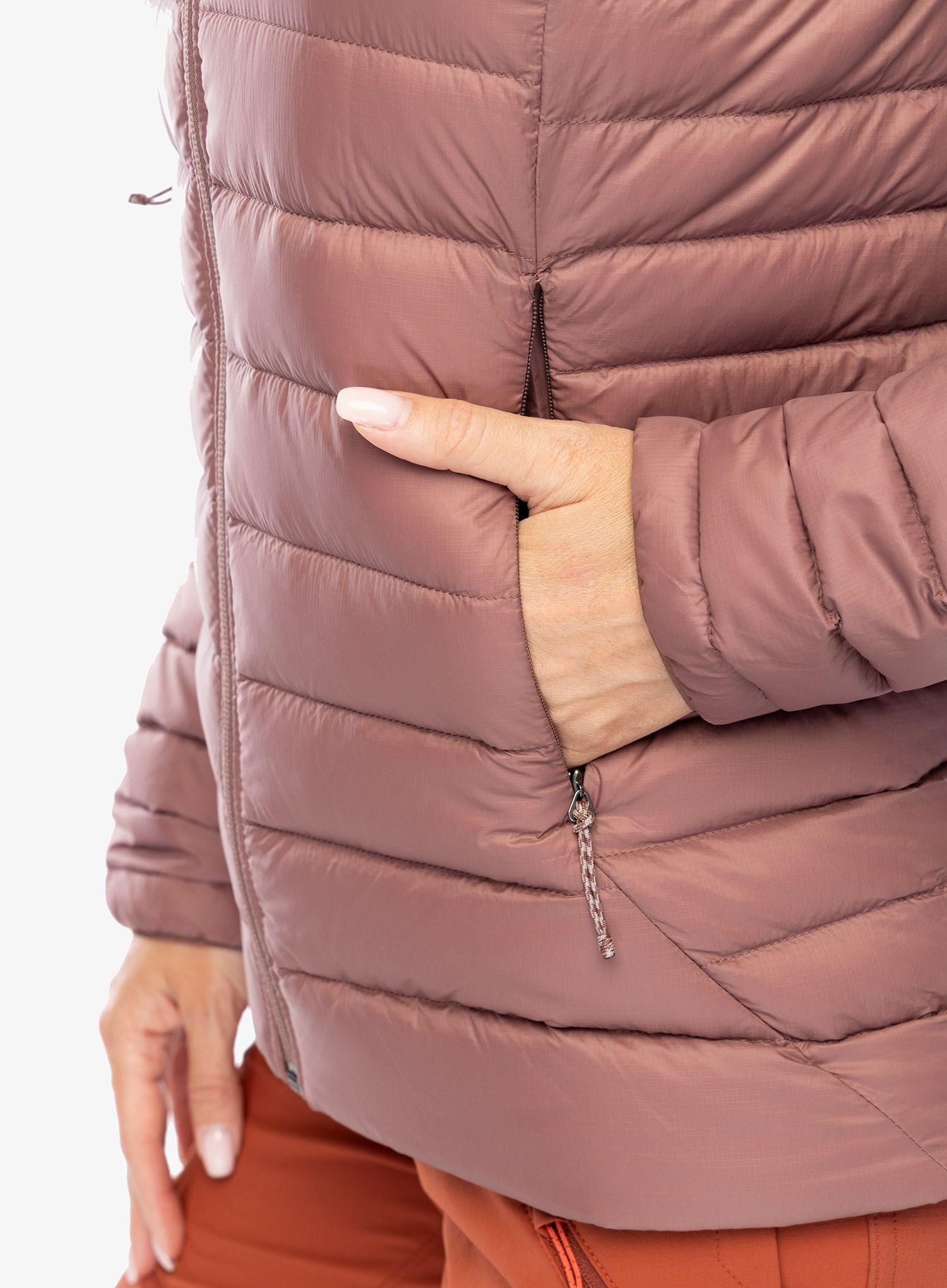 Dámská péřová bunda Patagonia Down Sweater - dulse mauve