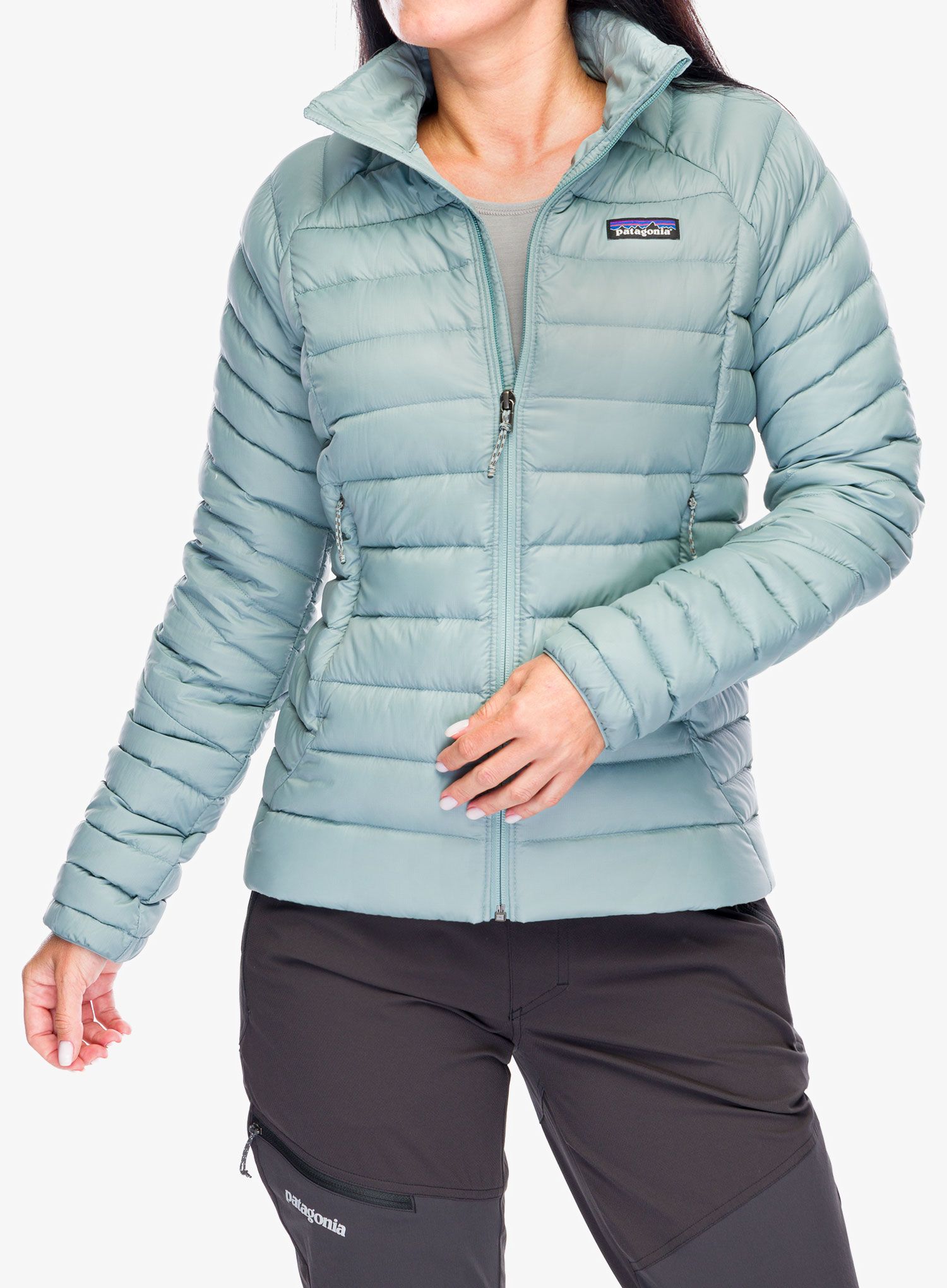 Dámská péřová bunda Patagonia Down Sweater - thermal blue