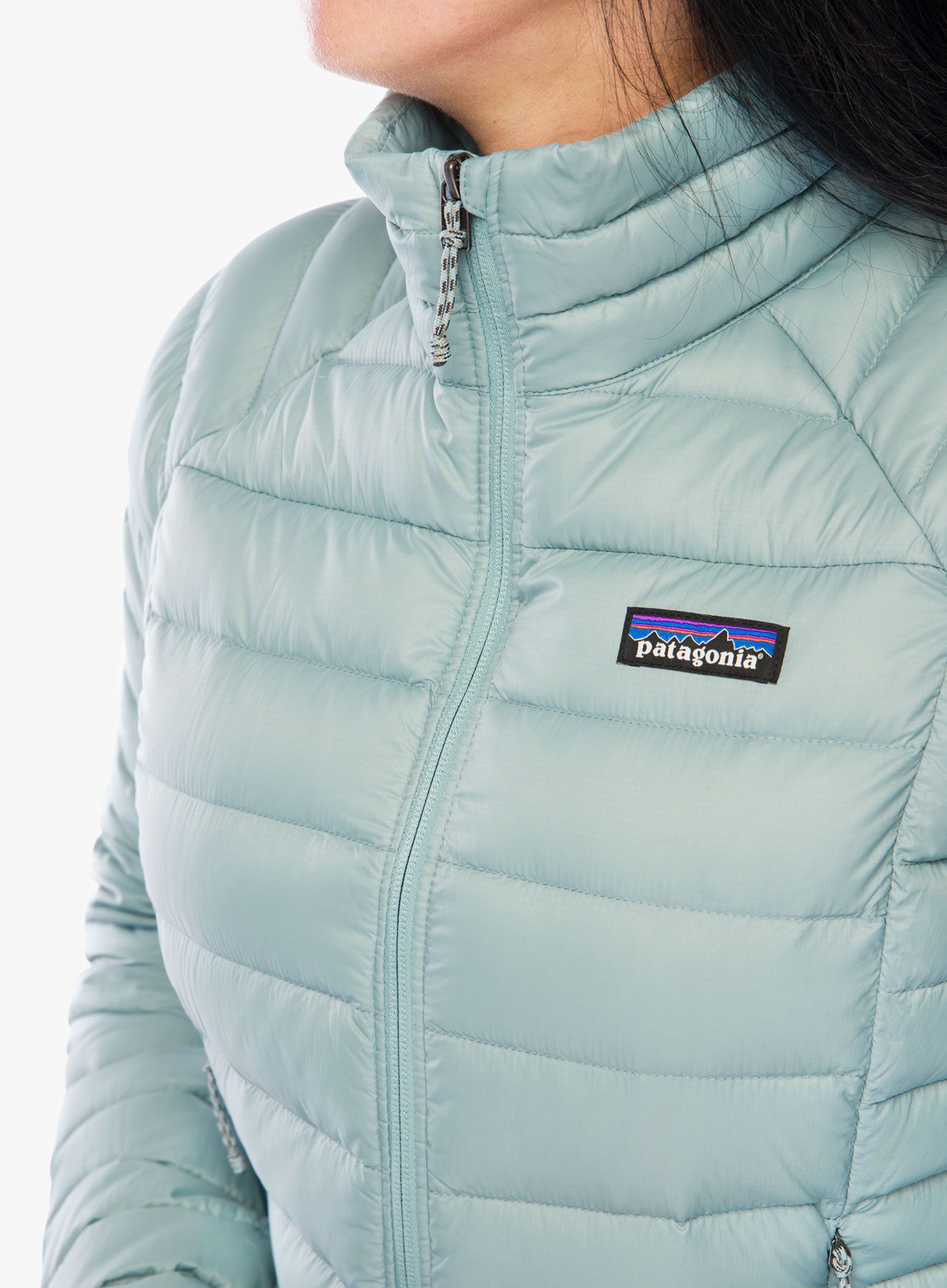 Dámská péřová bunda Patagonia Down Sweater - thermal blue