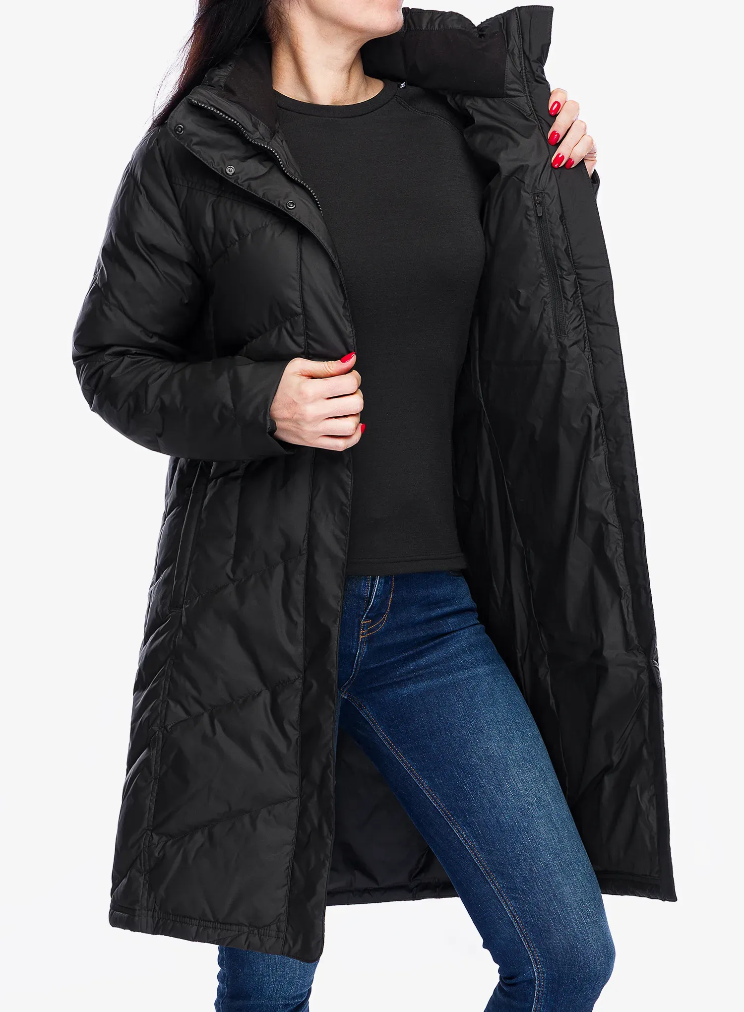 Dámský péřový kabát Patagonia Down With It Parka - black