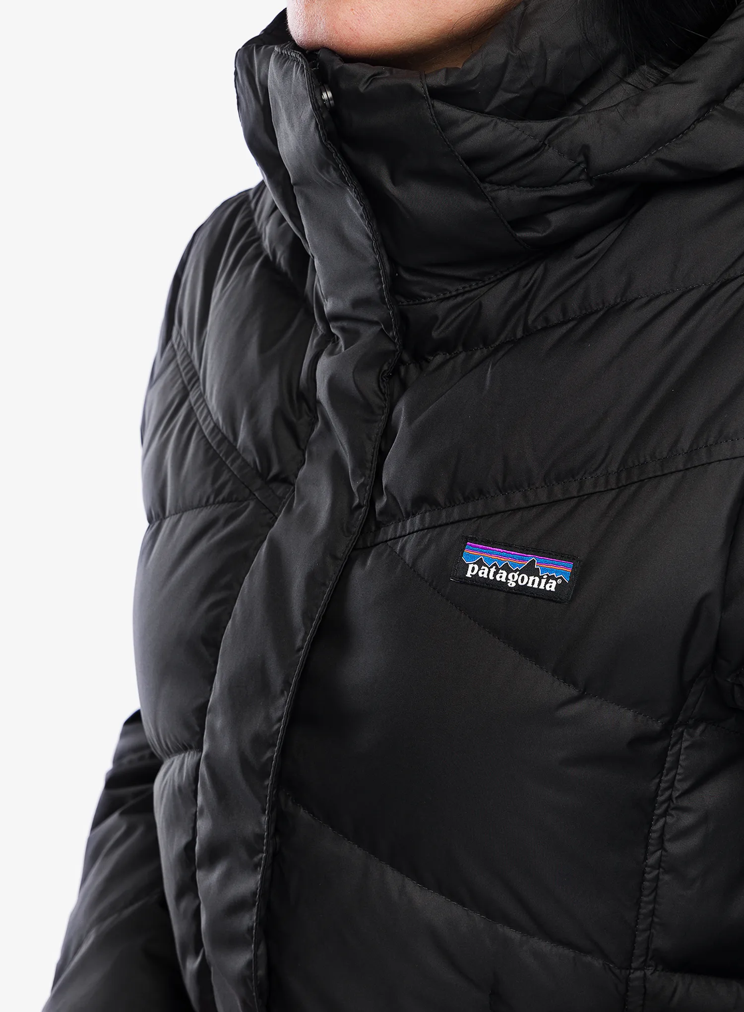 Dámský péřový kabát Patagonia Down With It Parka - black