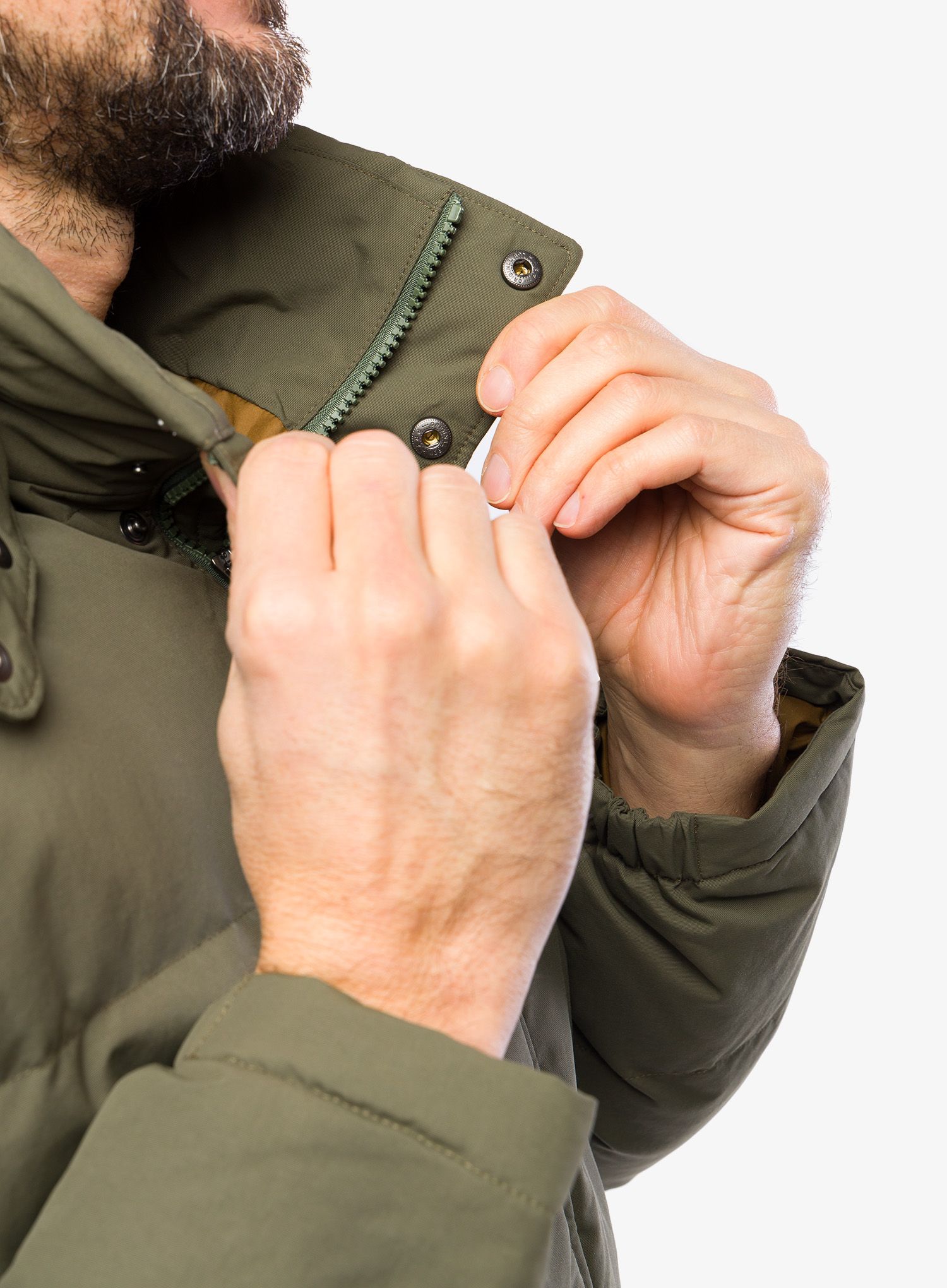Péřová bunda Patagonia Downdrift Jacket - basin green