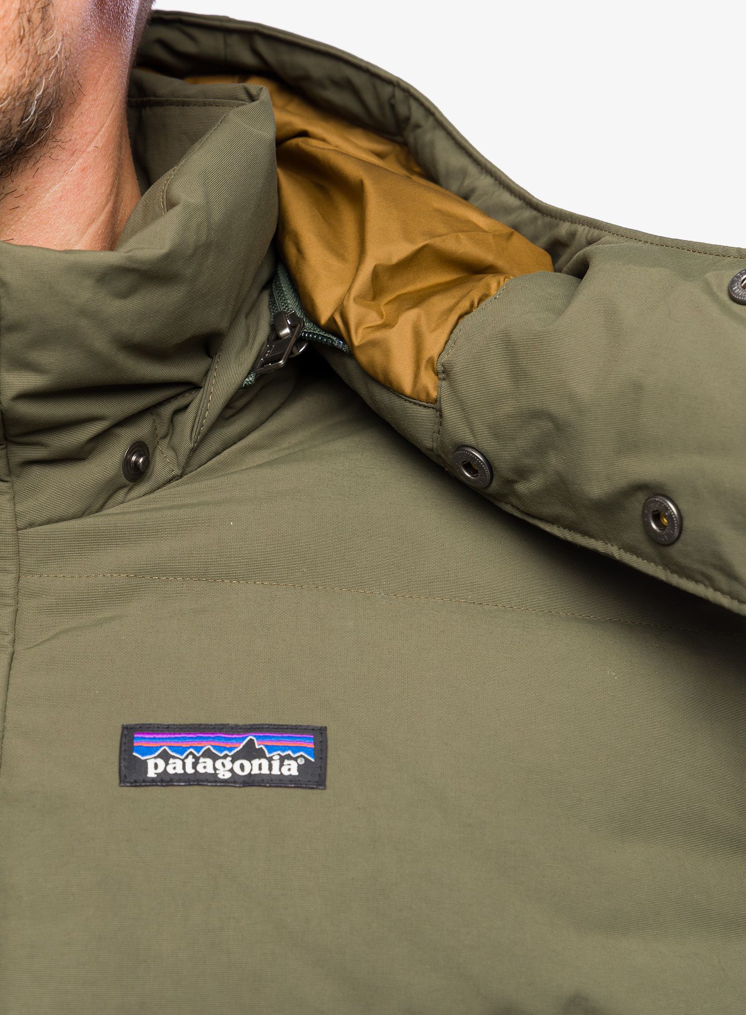 Péřová bunda Patagonia Downdrift Jacket - basin green