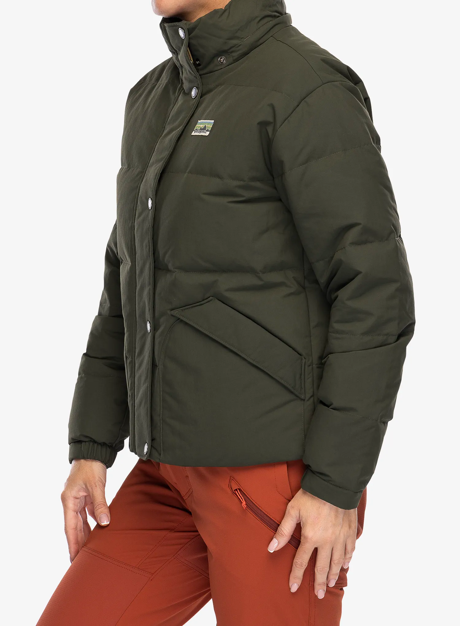 Dámská péřová bunda Patagonia Downdrift Jacket - pine needle green