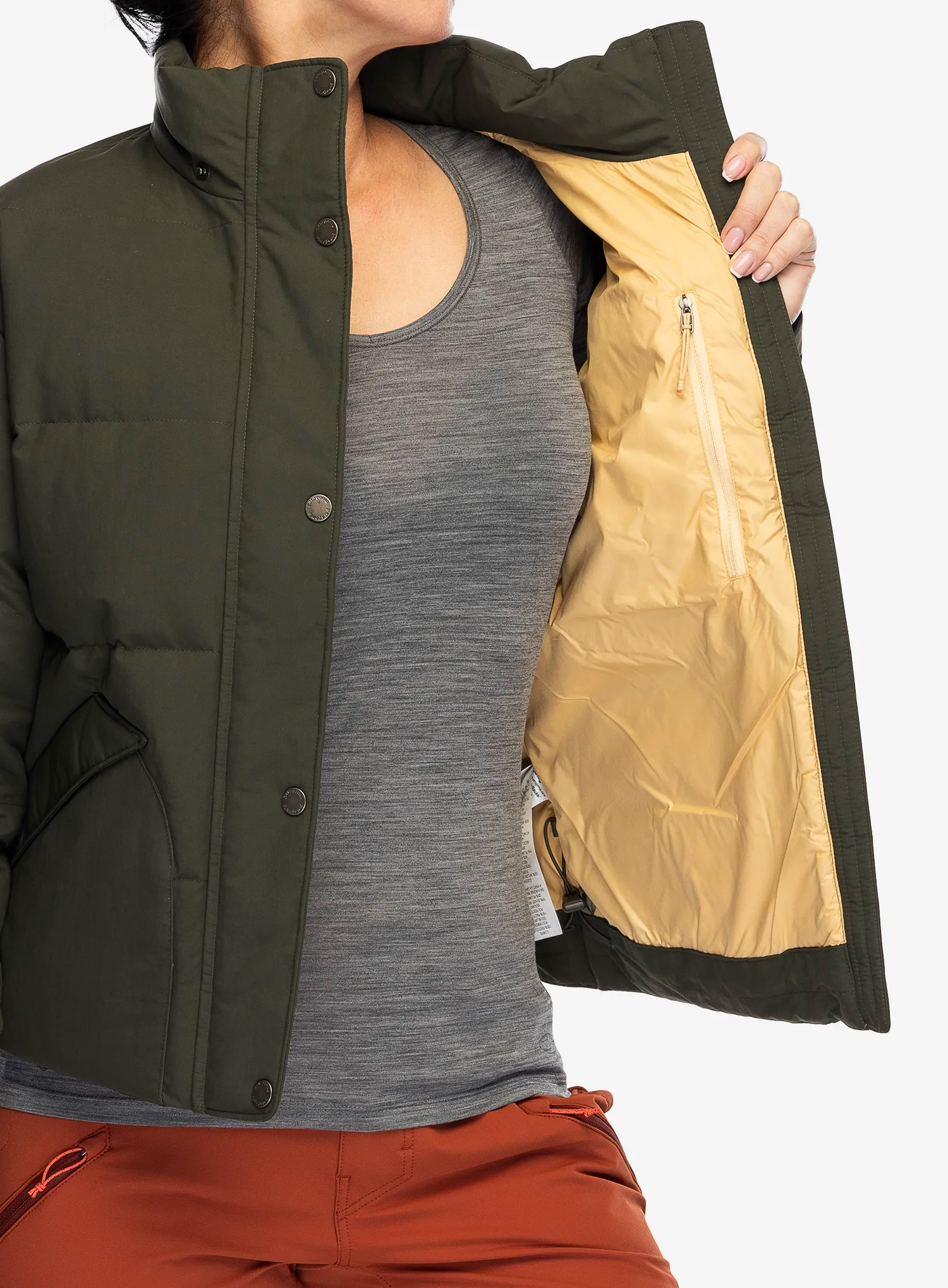Dámská péřová bunda Patagonia Downdrift Jacket - pine needle green