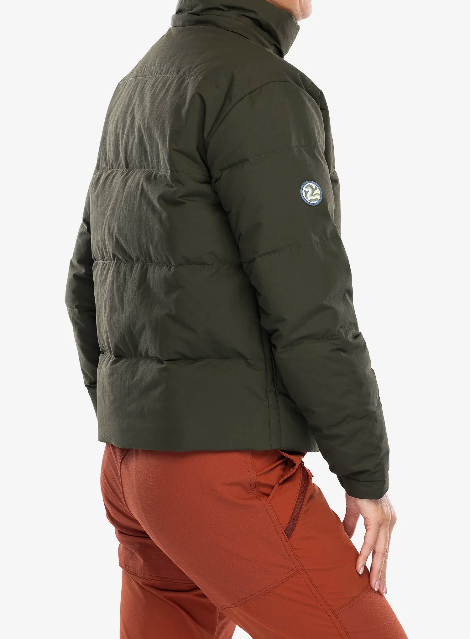 Dámská péřová bunda Patagonia Downdrift Jacket - pine needle green
