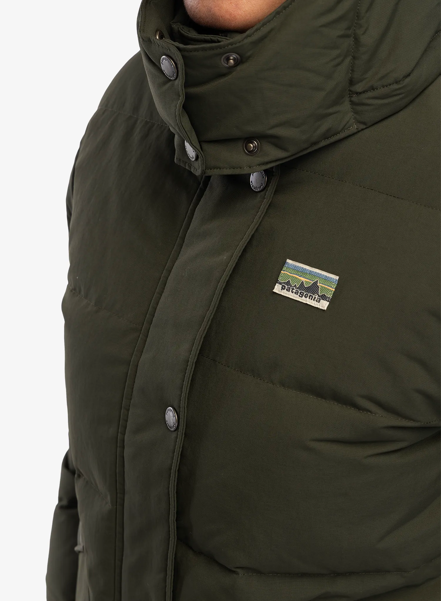 Dámská péřová bunda Patagonia Downdrift Jacket - pine needle green