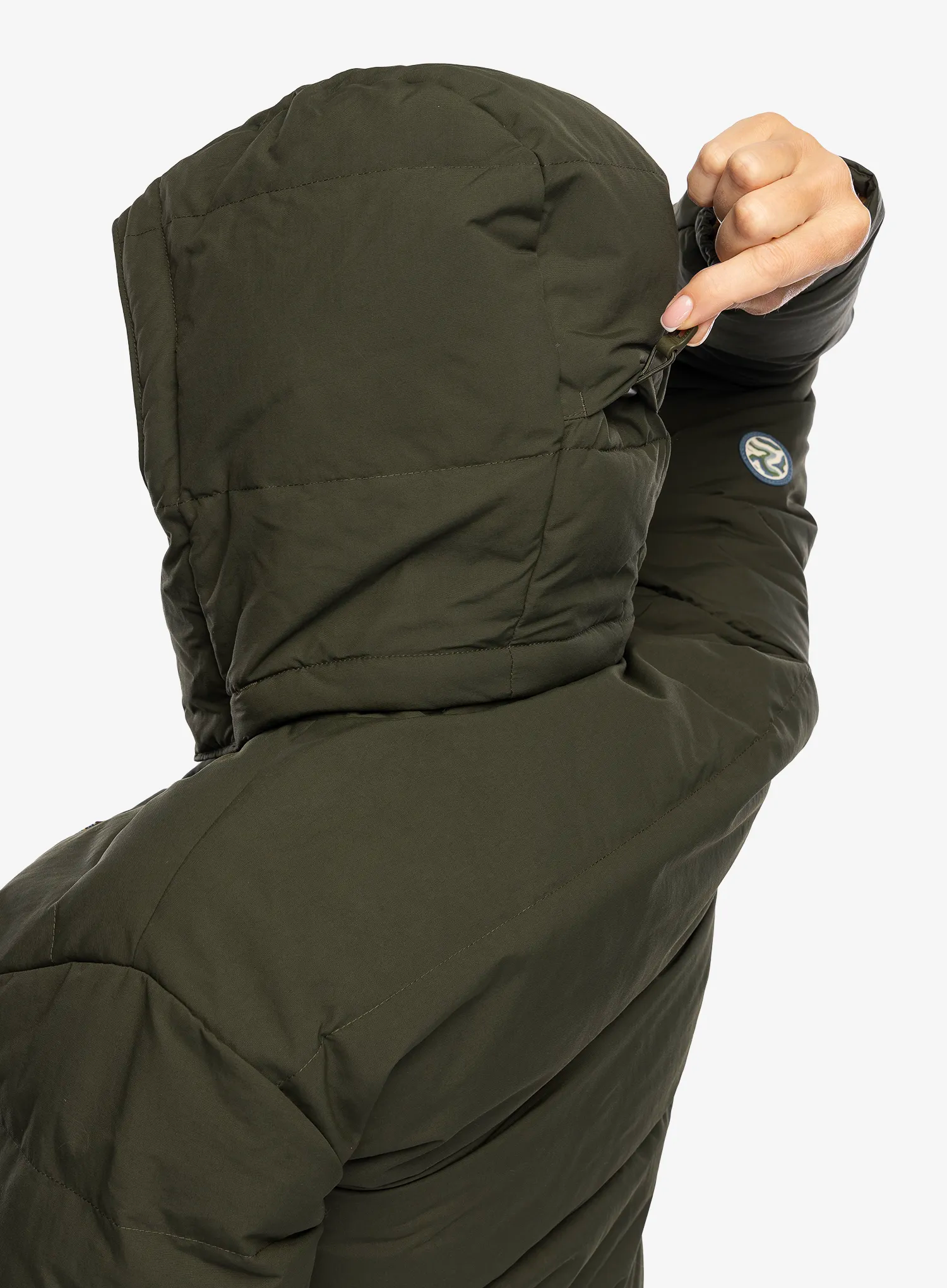 Dámská péřová bunda Patagonia Downdrift Jacket - pine needle green