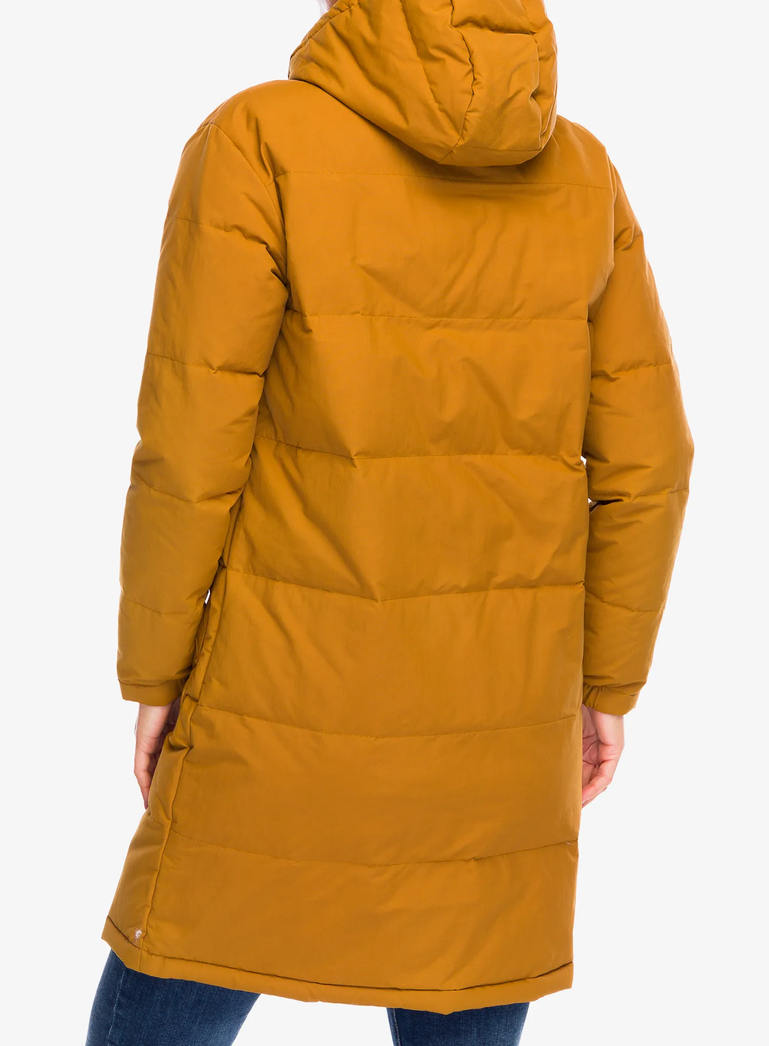Péřový kabát Patagonia Downdrift Parka - shelter brown