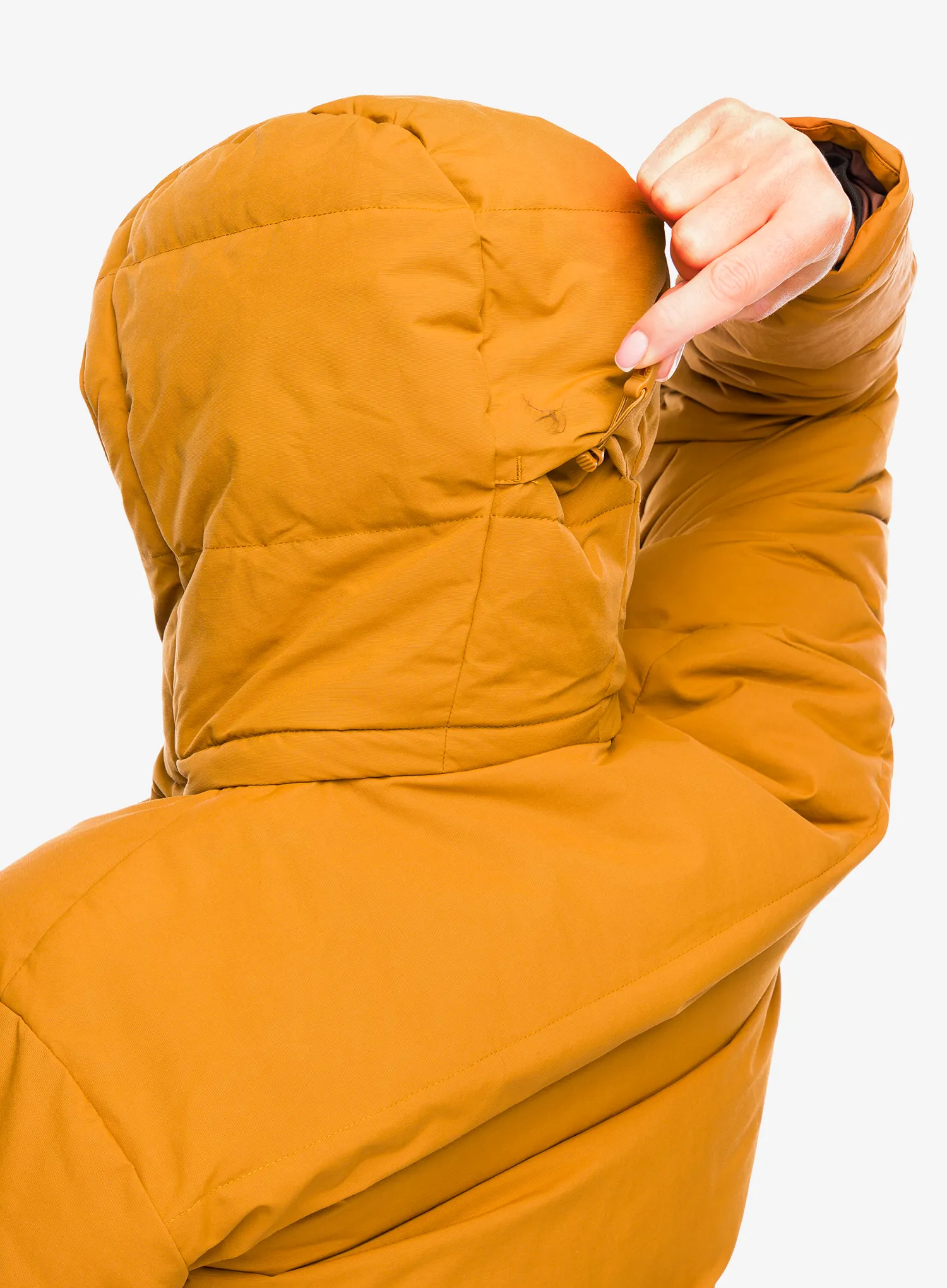 Péřový kabát Patagonia Downdrift Parka - shelter brown