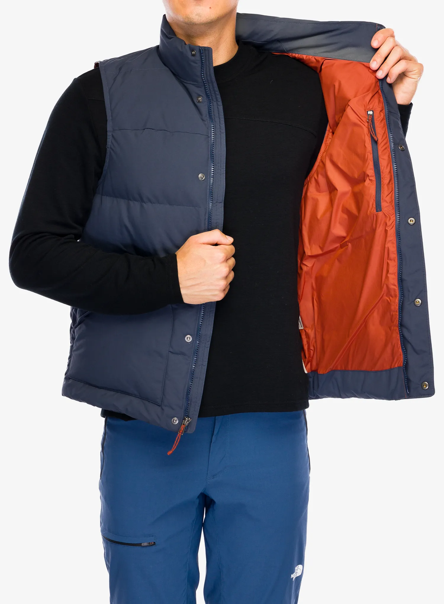 Péřová vesta Patagonia Downdrift Vest - smolder blue